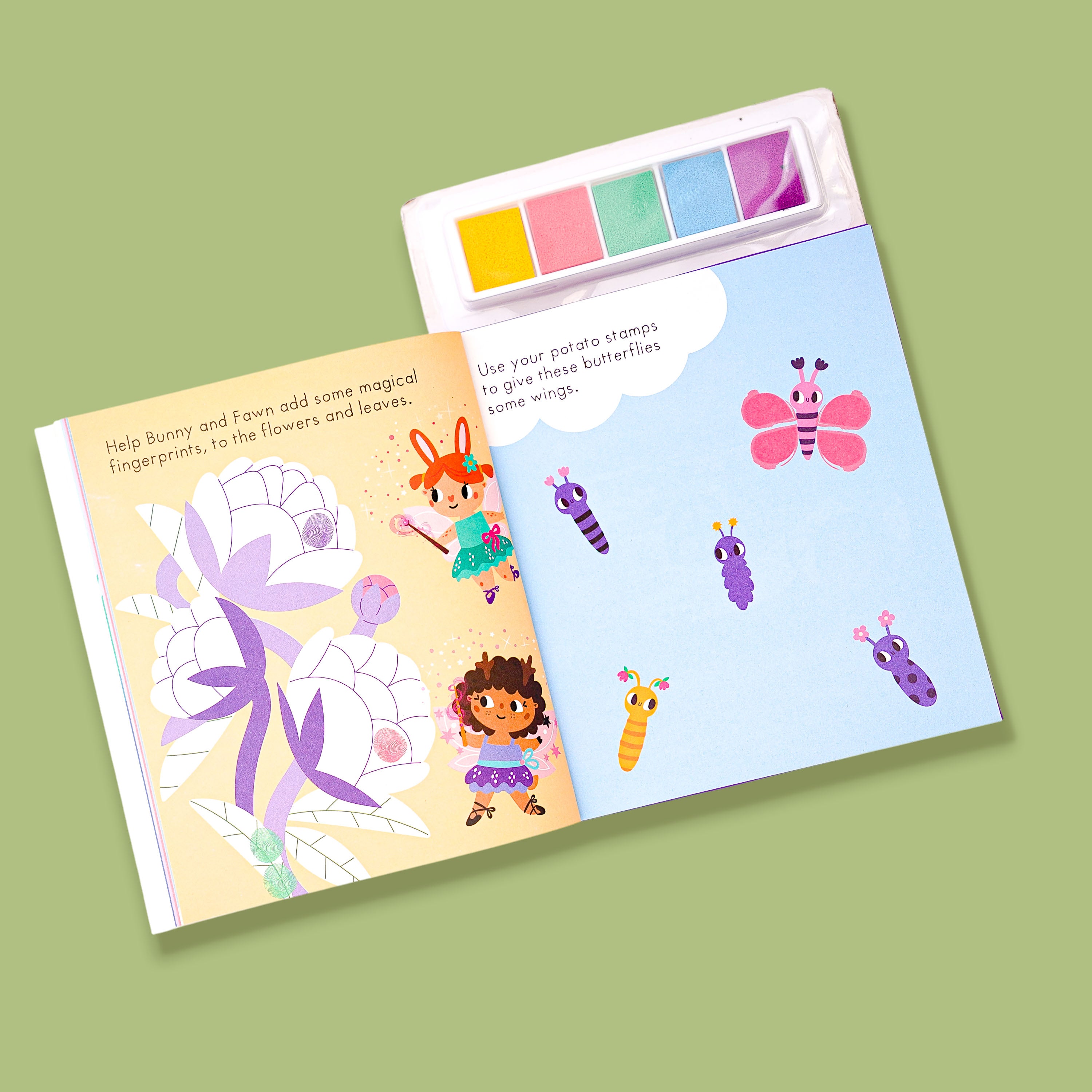 Fairy Magic Finger Prints Book