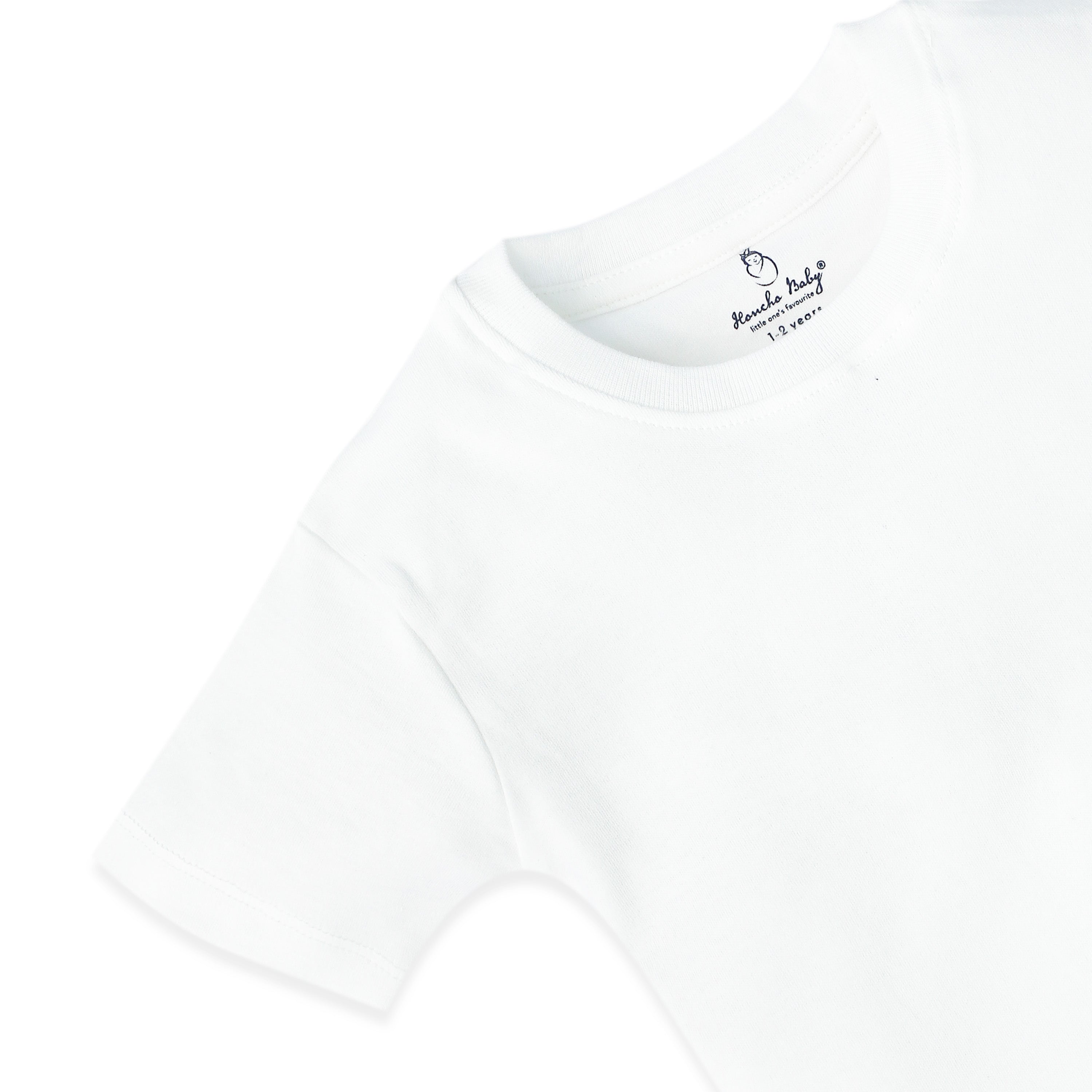 Classic Cotton Half Sleeve T-Shirt for Kids (1–4 Years) – Soft Everyday Tee