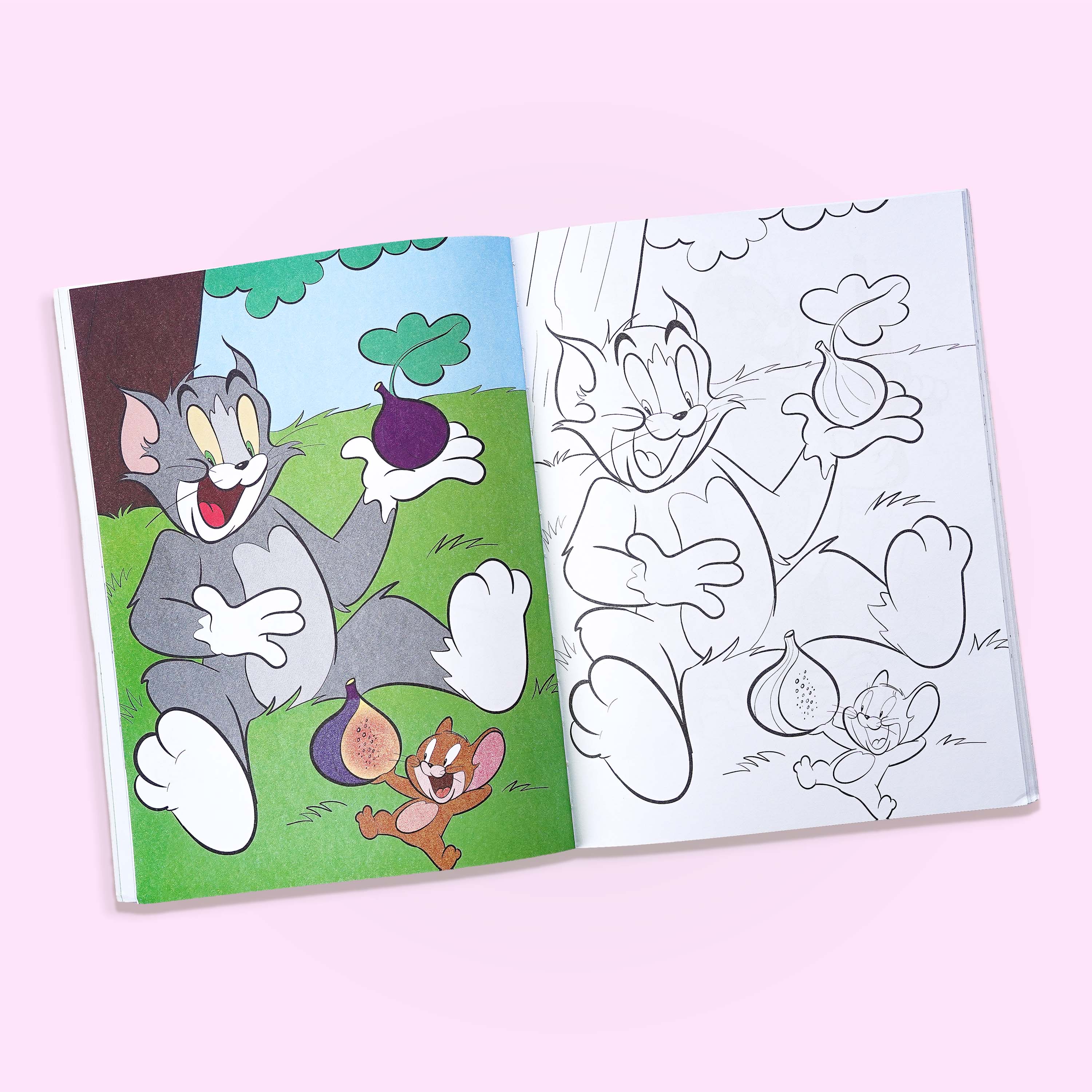 Tom and Jerry Copy Colour Book