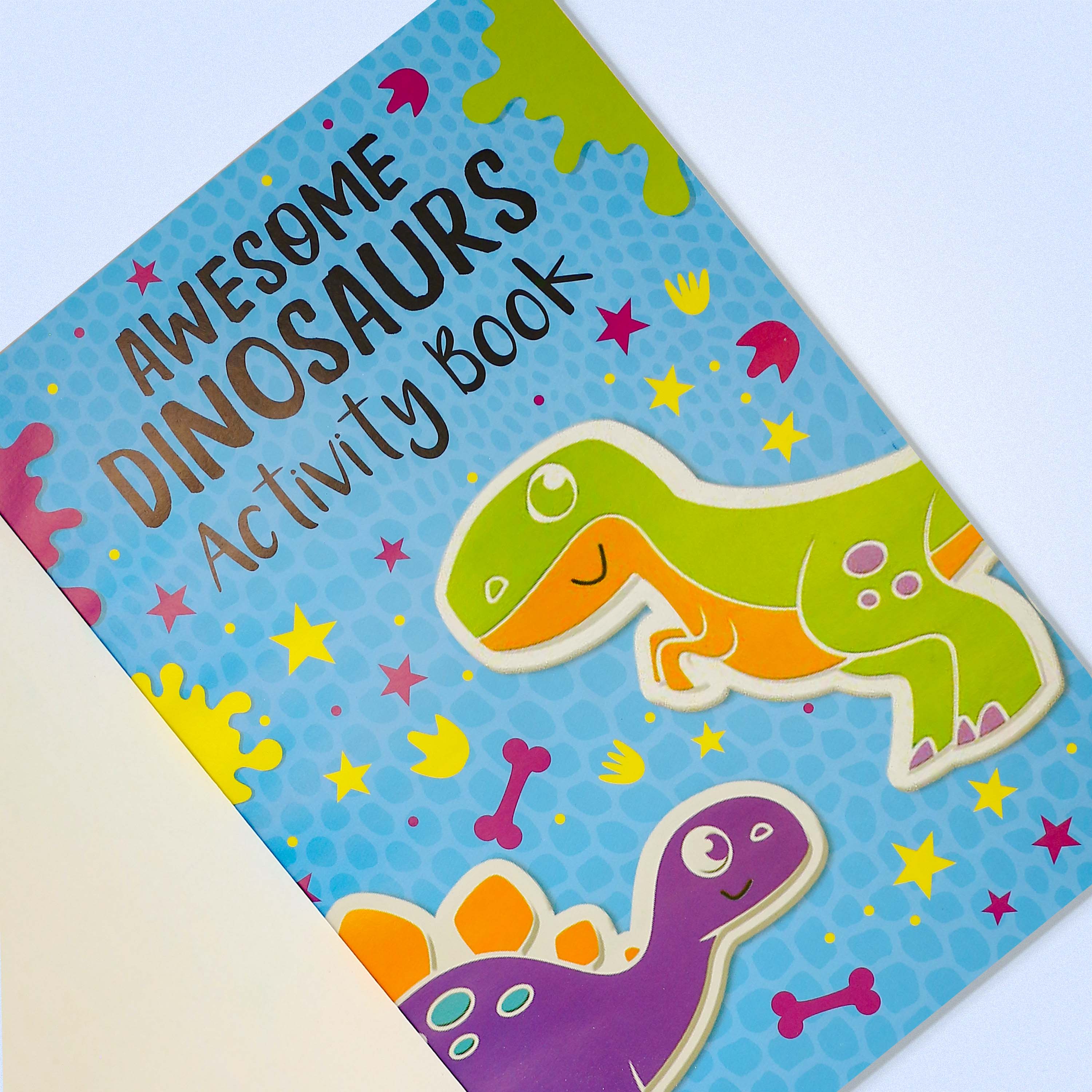 Make & Paint Neon Dinosaurs Book