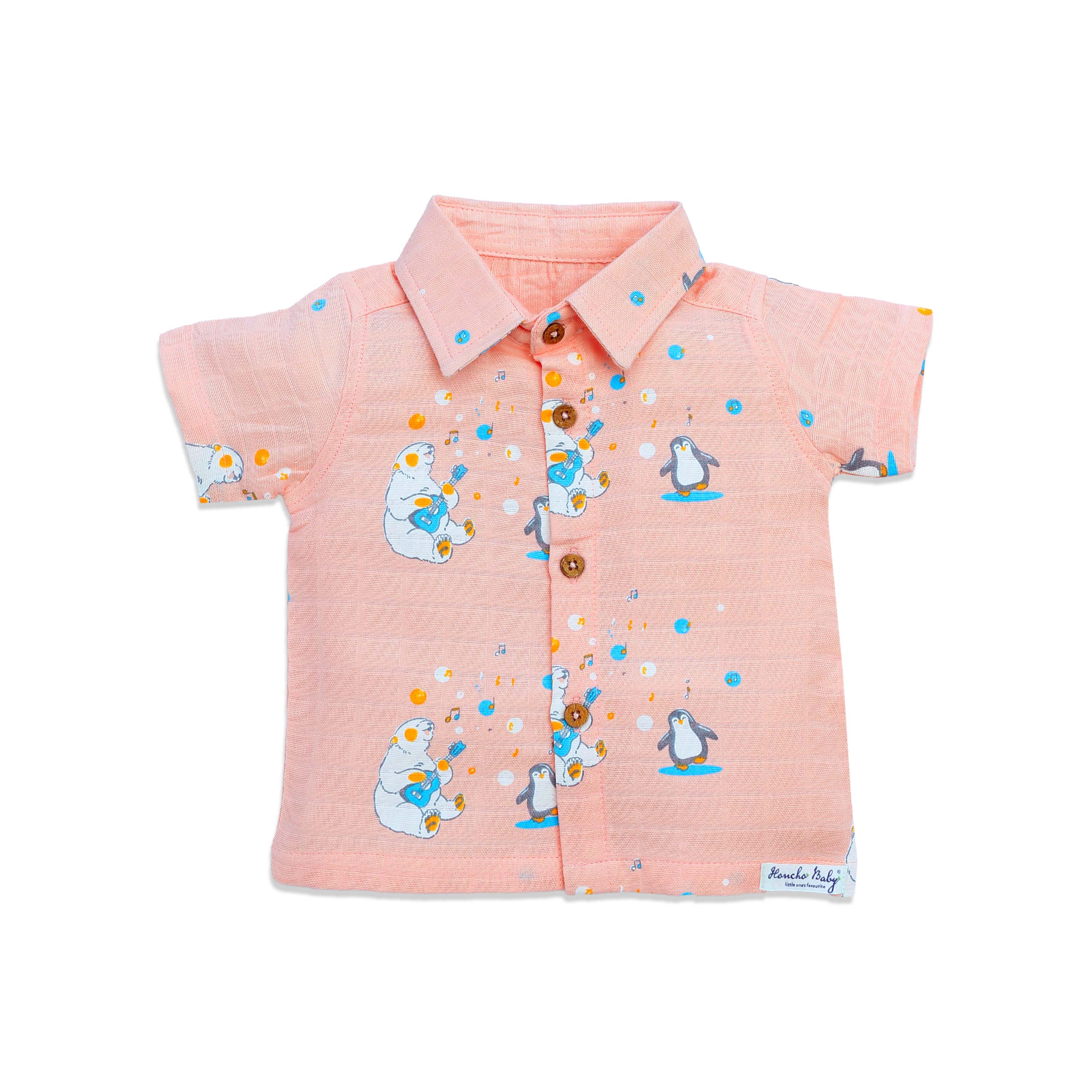 Muslin Half Sleeve Top & Shorts Set (0M – 5Y) Cub's First Concert