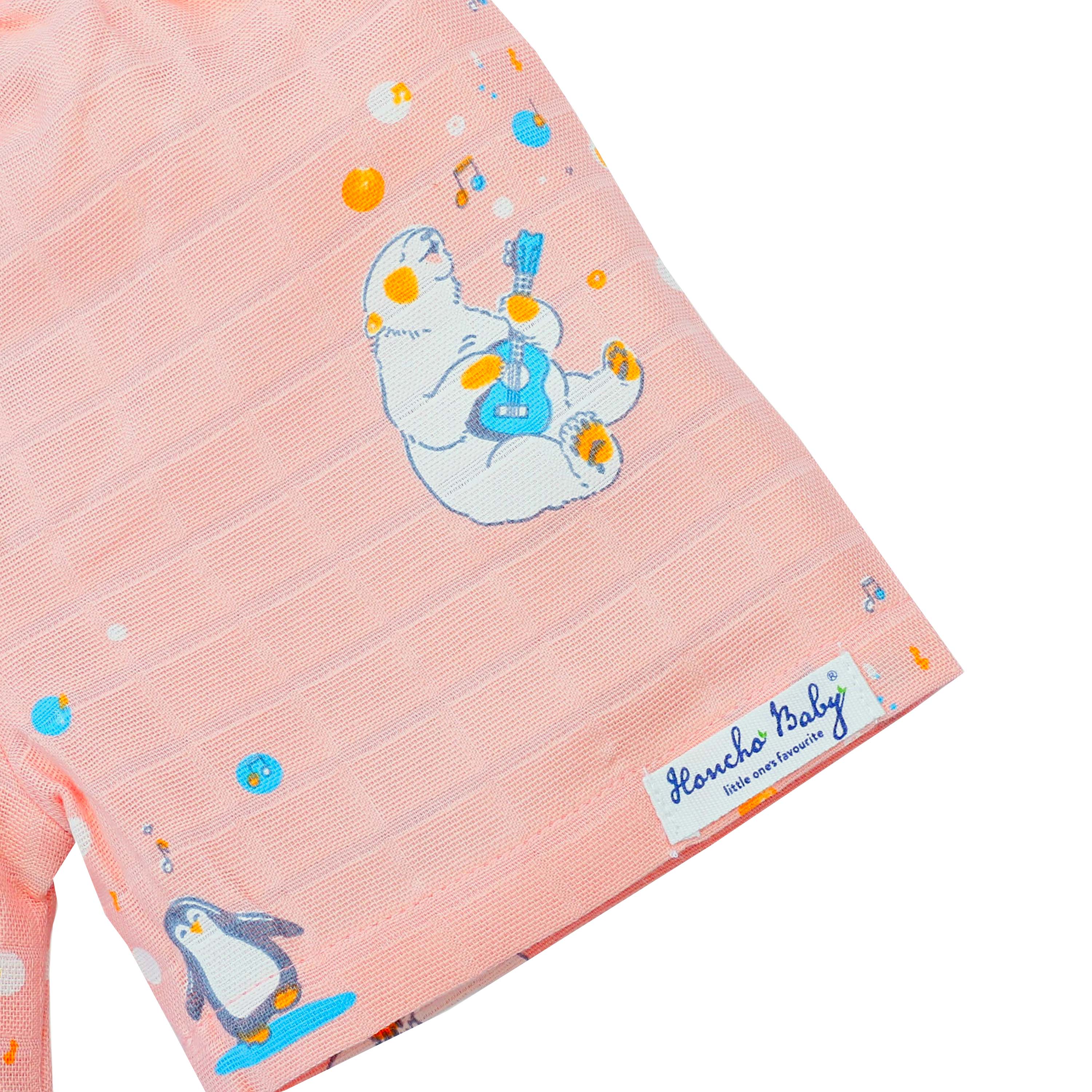 Muslin Half Sleeve Top & Shorts Set (0M – 5Y) Cub's First Concert