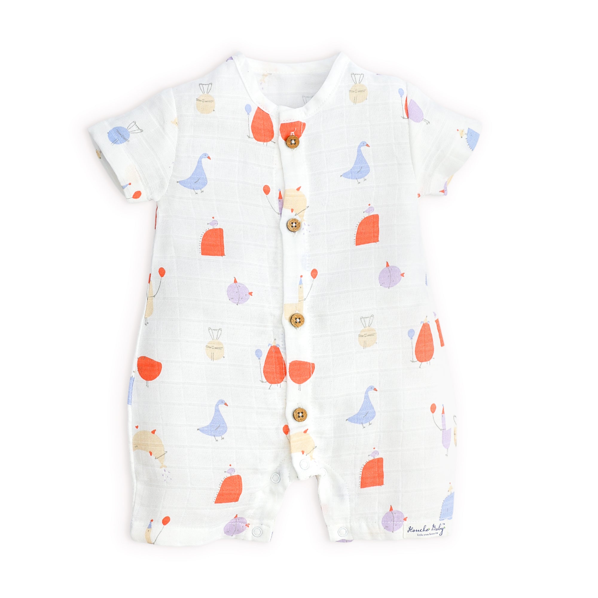 Muslin Baby Romper - Magic Doodles for 0 months to 18 Months