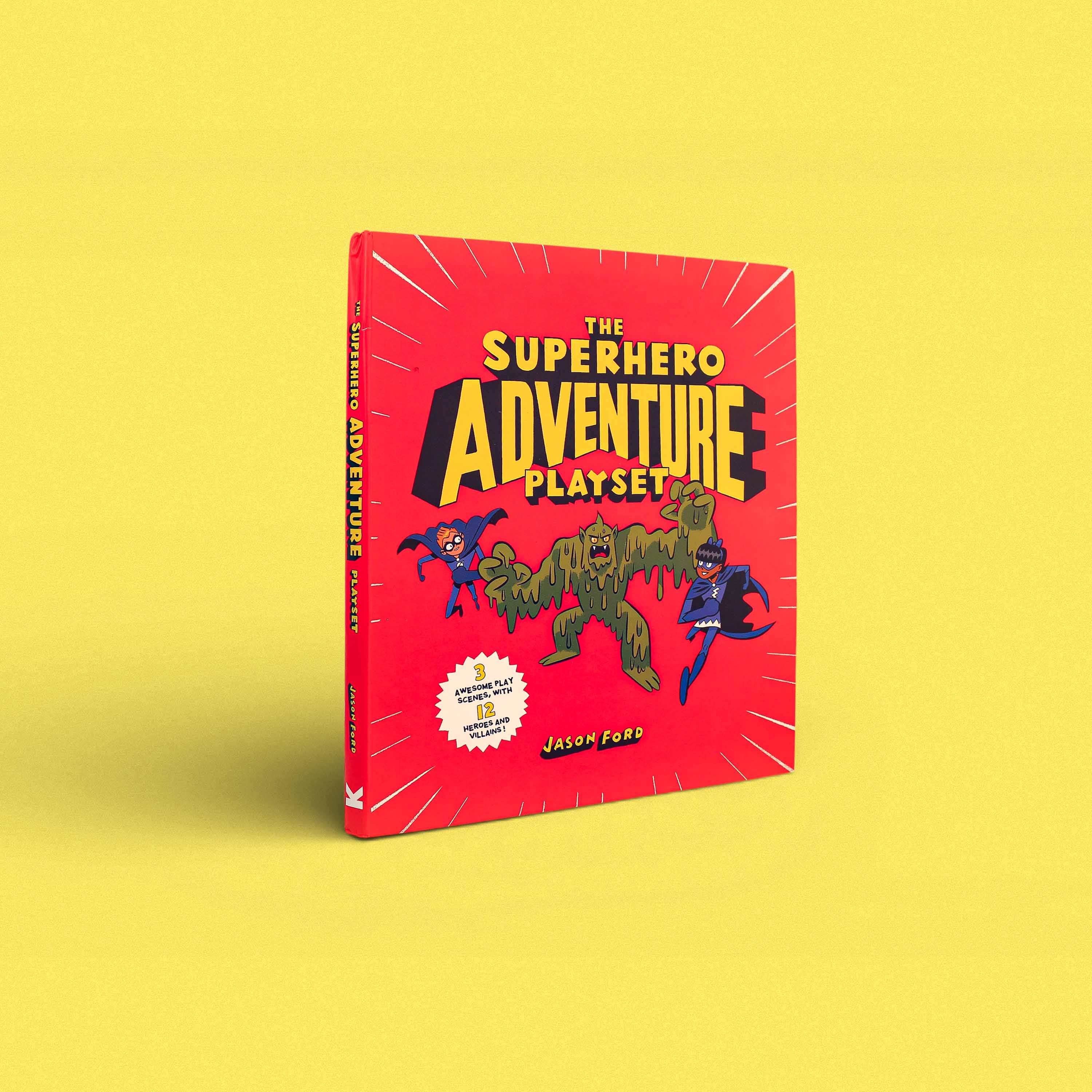 The Superhero Adventure Playset Book