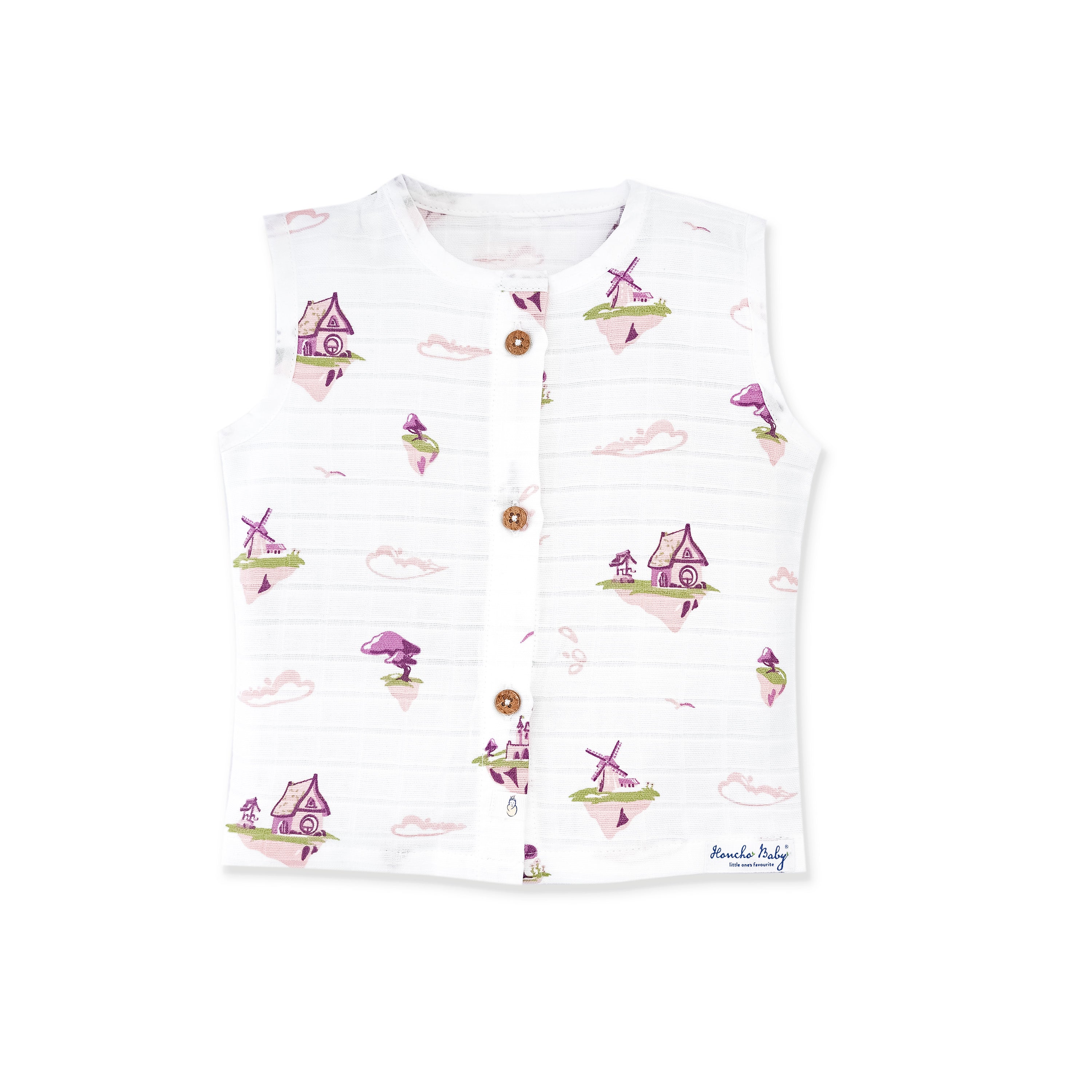 Muslin Cotton Sleeveless Top & Shorts for Babies & Toddlers Pack of 3 (Newborn–5 Years) - Dream, Drive & Play Combo