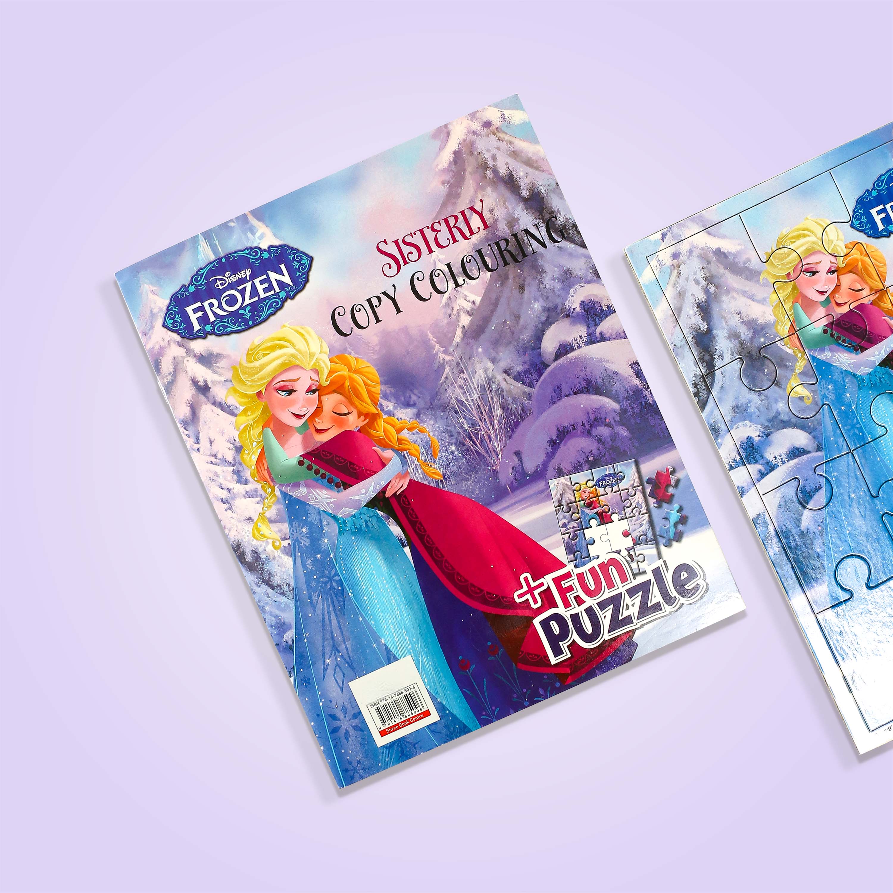 Disney Copy Colouring Puzzle Book