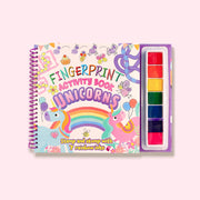 Fingerprint Activity Book Unicorns