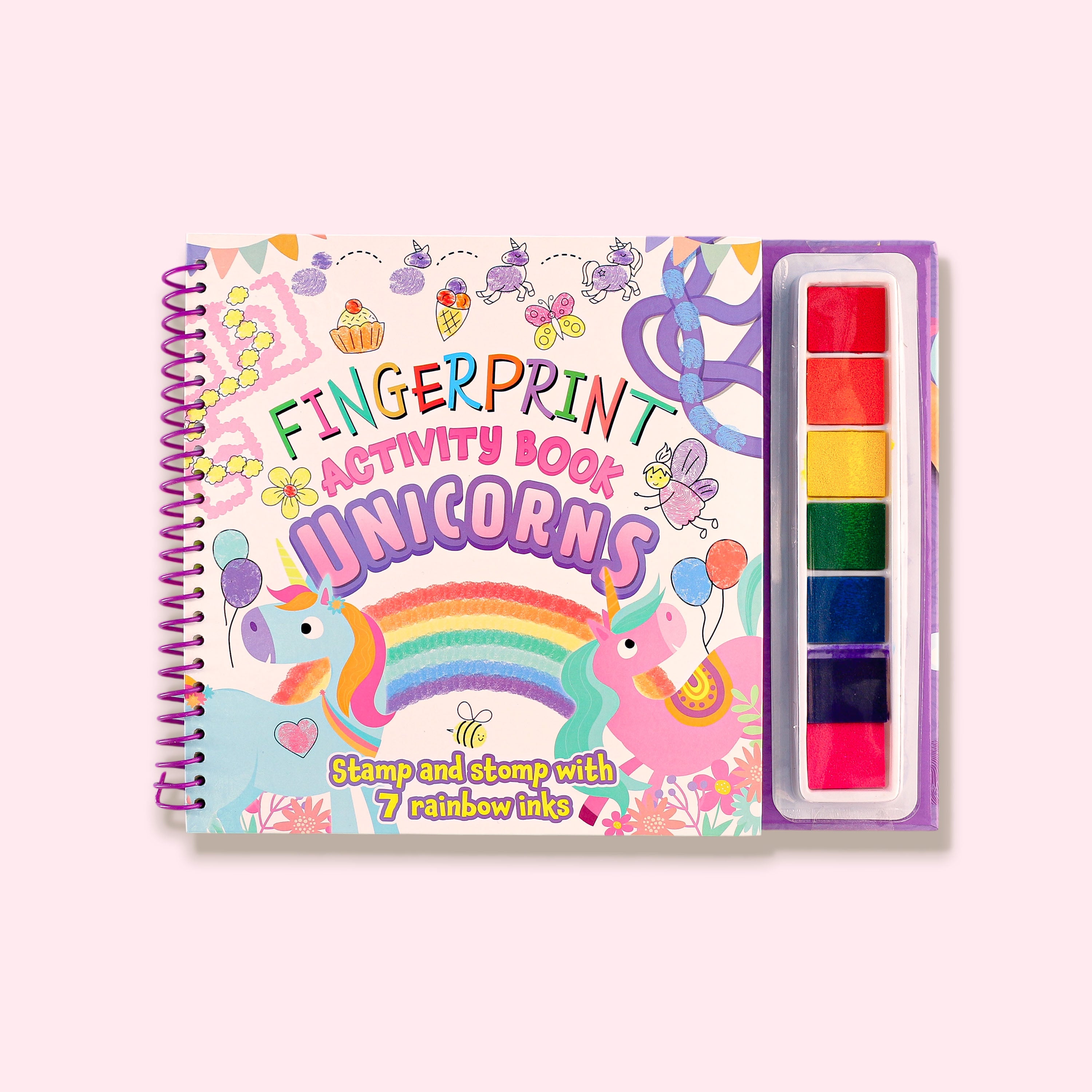 Fingerprint Activity Book Unicorns