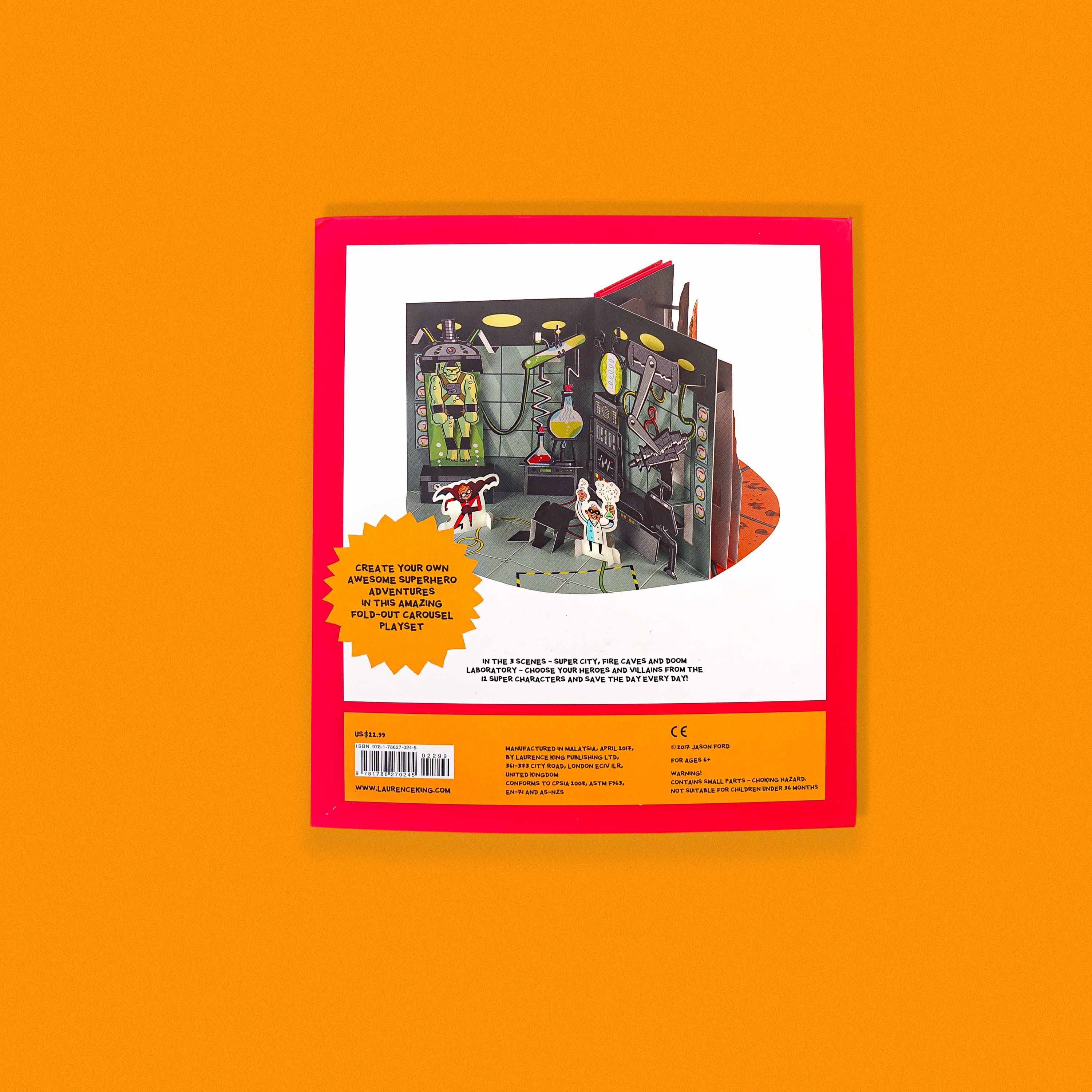 The Superhero Adventure Playset Book