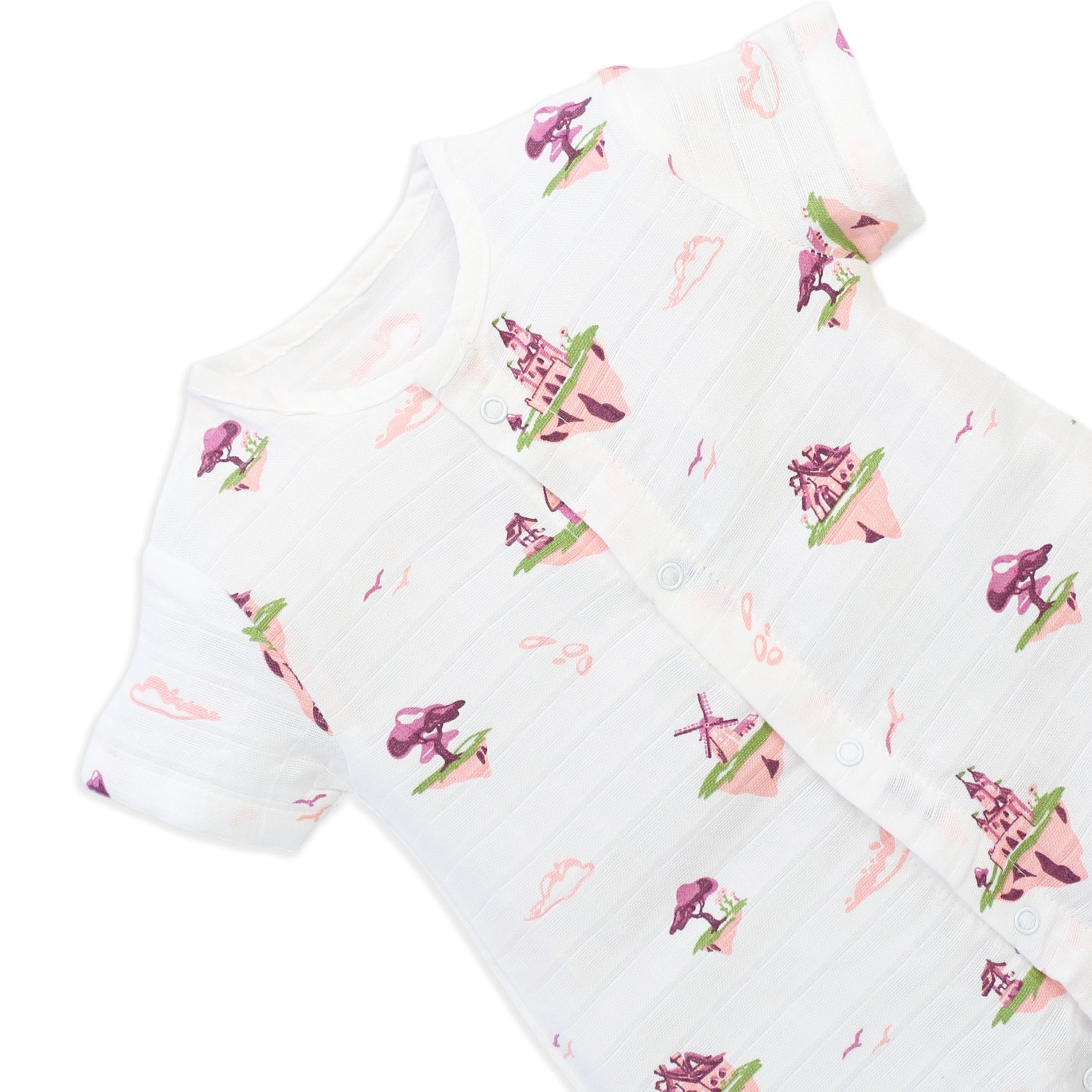 Muslin Baby Romper for 0-18 Months -  Floating Magic Tales