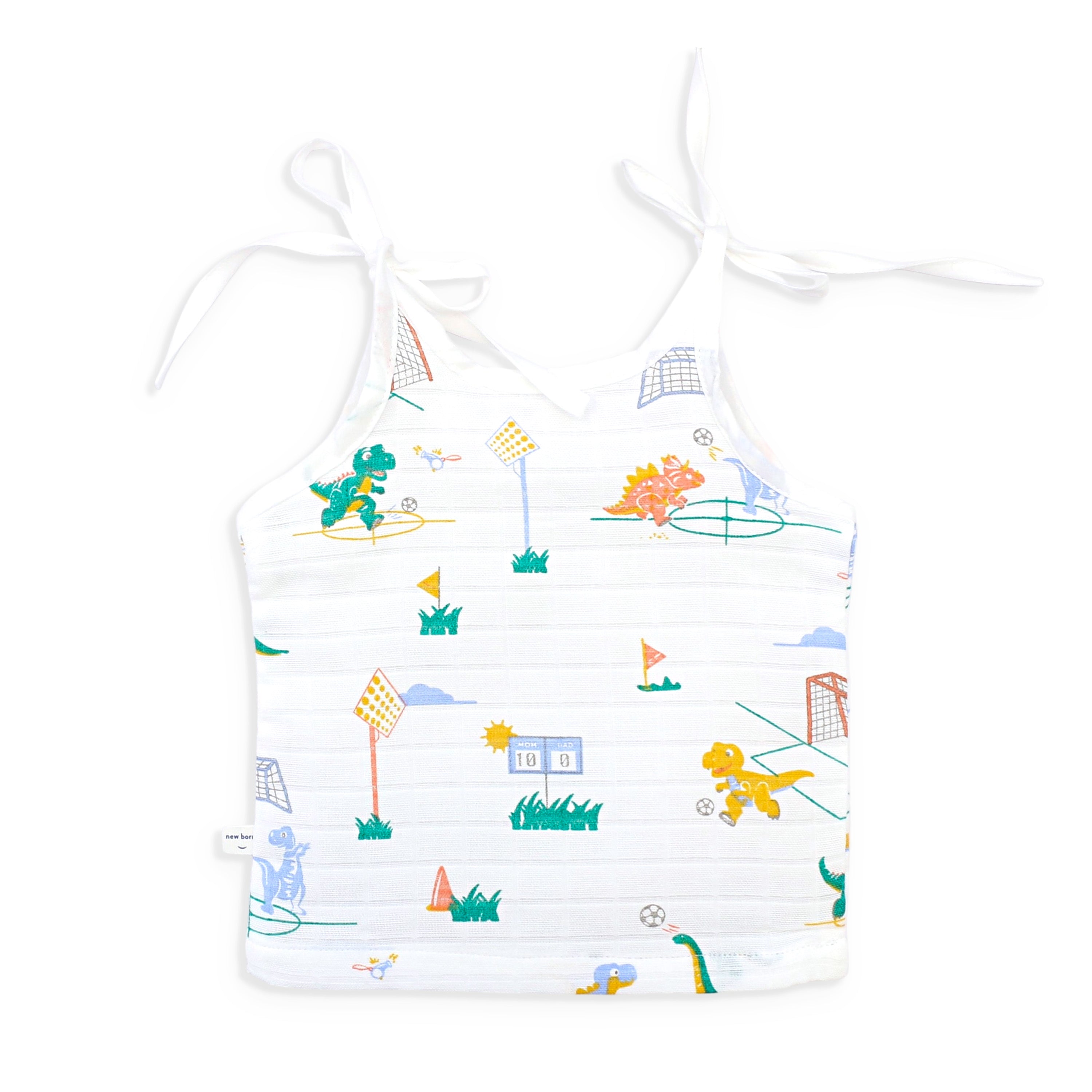 Muslin Knot Jablas (Newborn - 0-3 months) - Dino & Foot ball