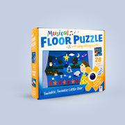 Musical Floor Puzzle with Sing-Alone Book (Yellow)
