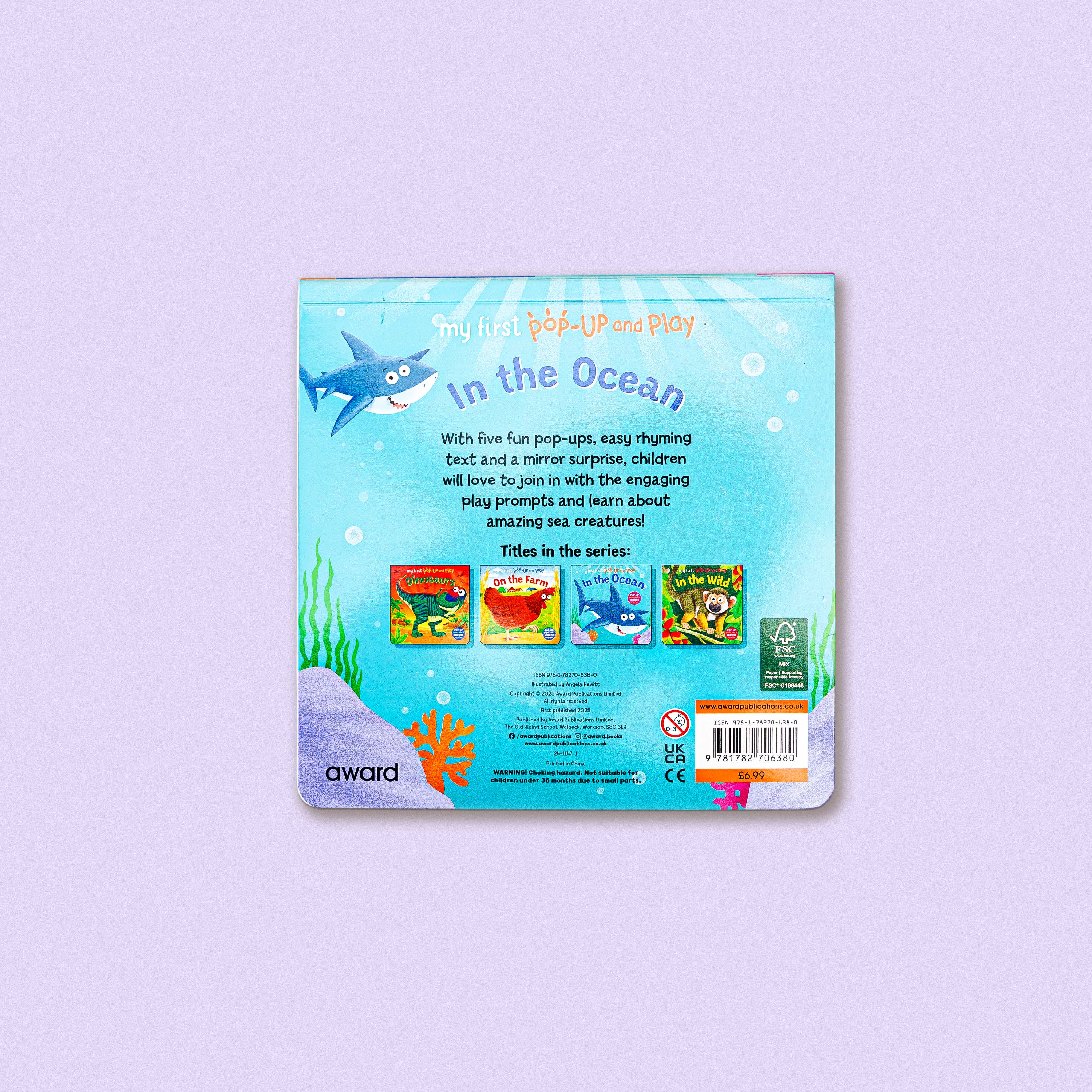 My First Pop-Up and Play: In the Ocean Book