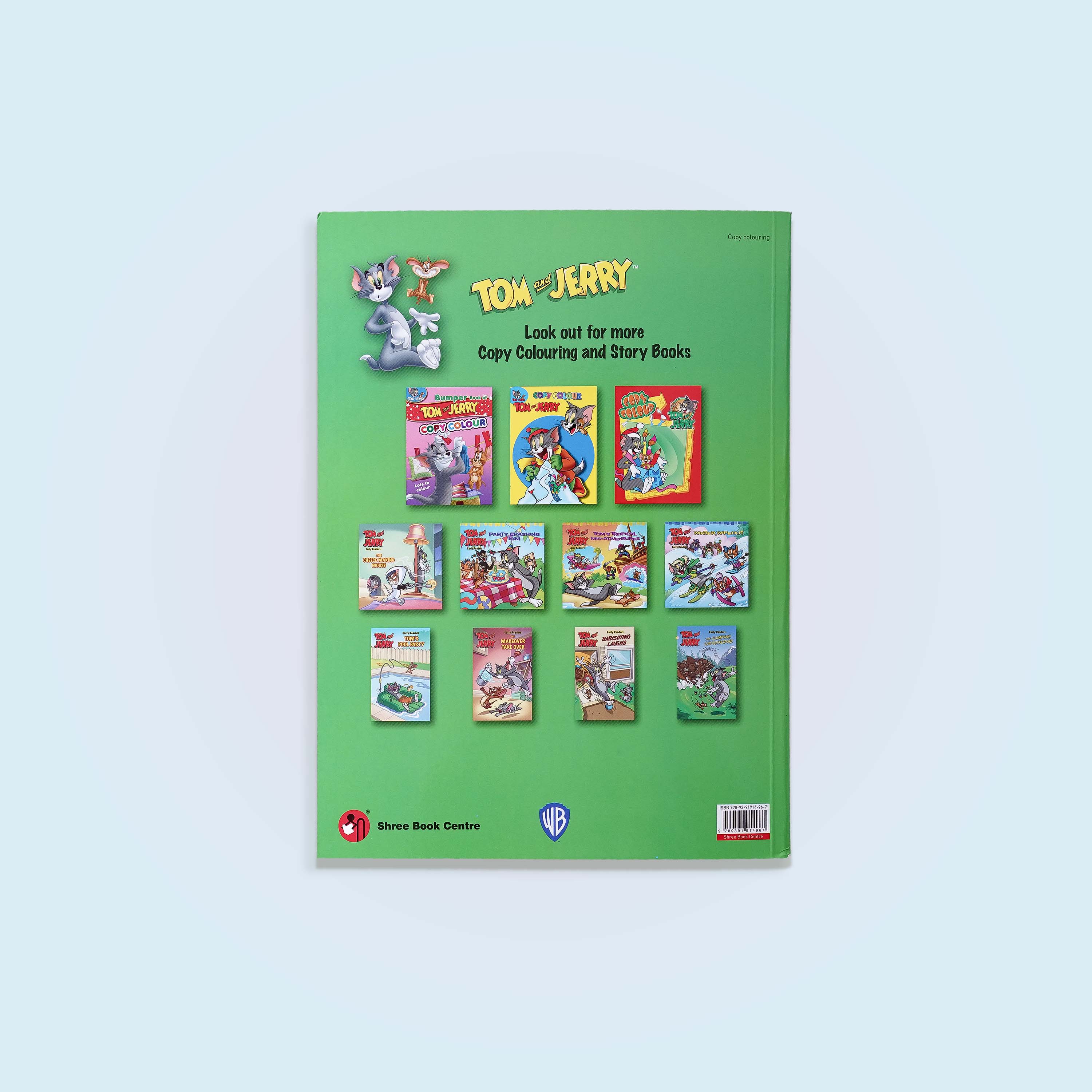 Tom and Jerry Copy Colour Book