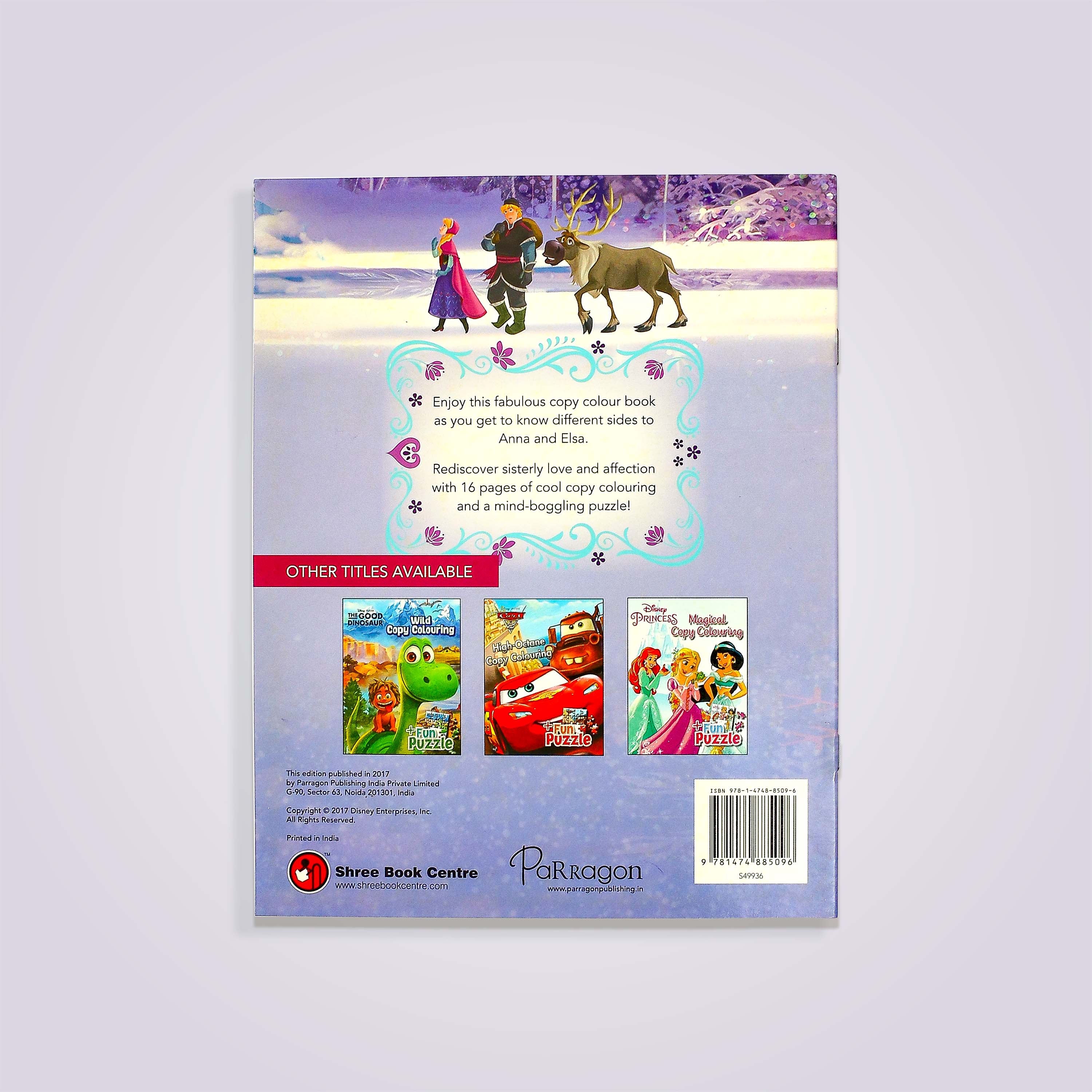 Disney Copy Colouring Puzzle Book