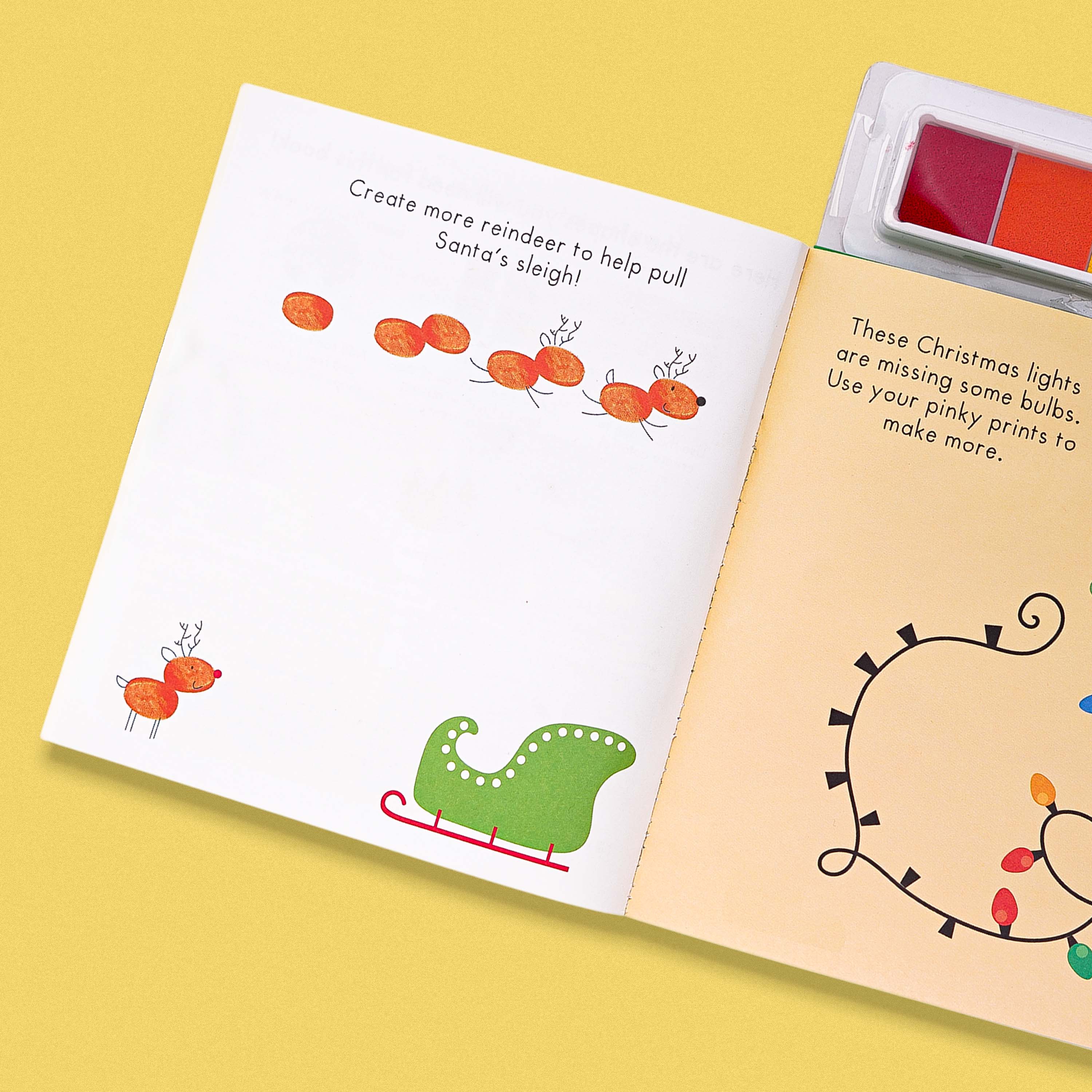 Festive Fun Finger Prints Book