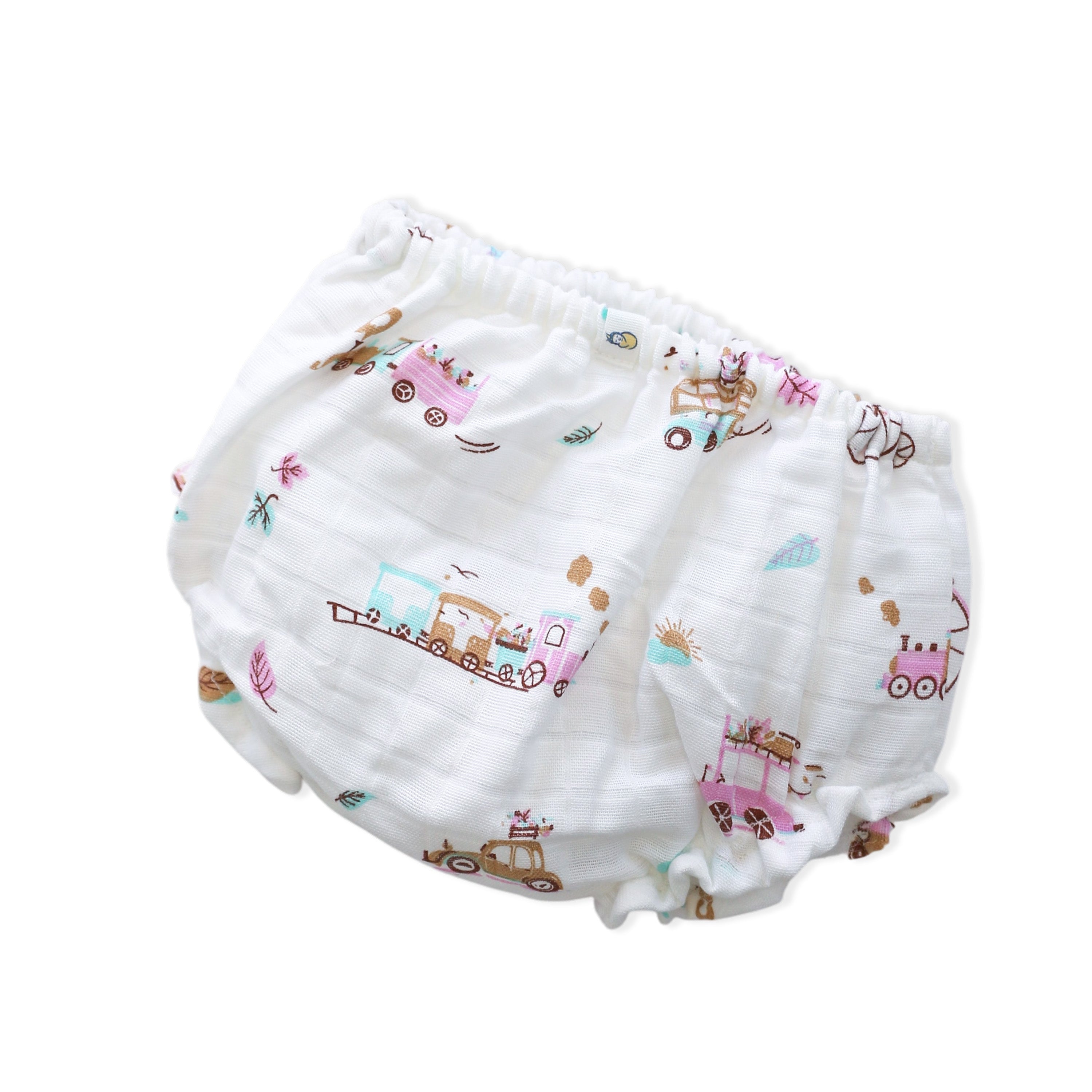 Muslin Cotton Girls Bloomers  - Happy Days Combo