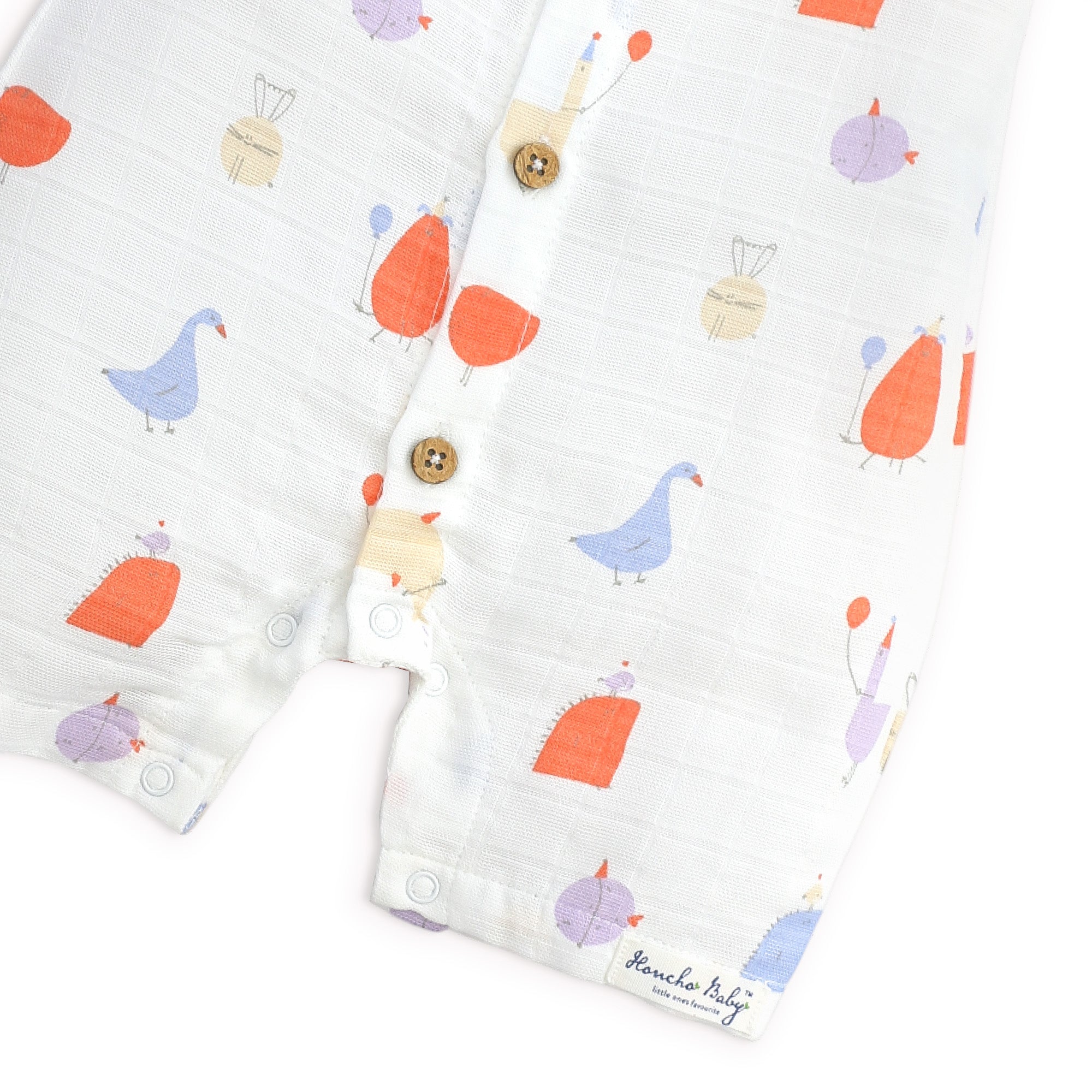 Muslin Baby Romper - Magic Doodles for 0 months to 24 Months