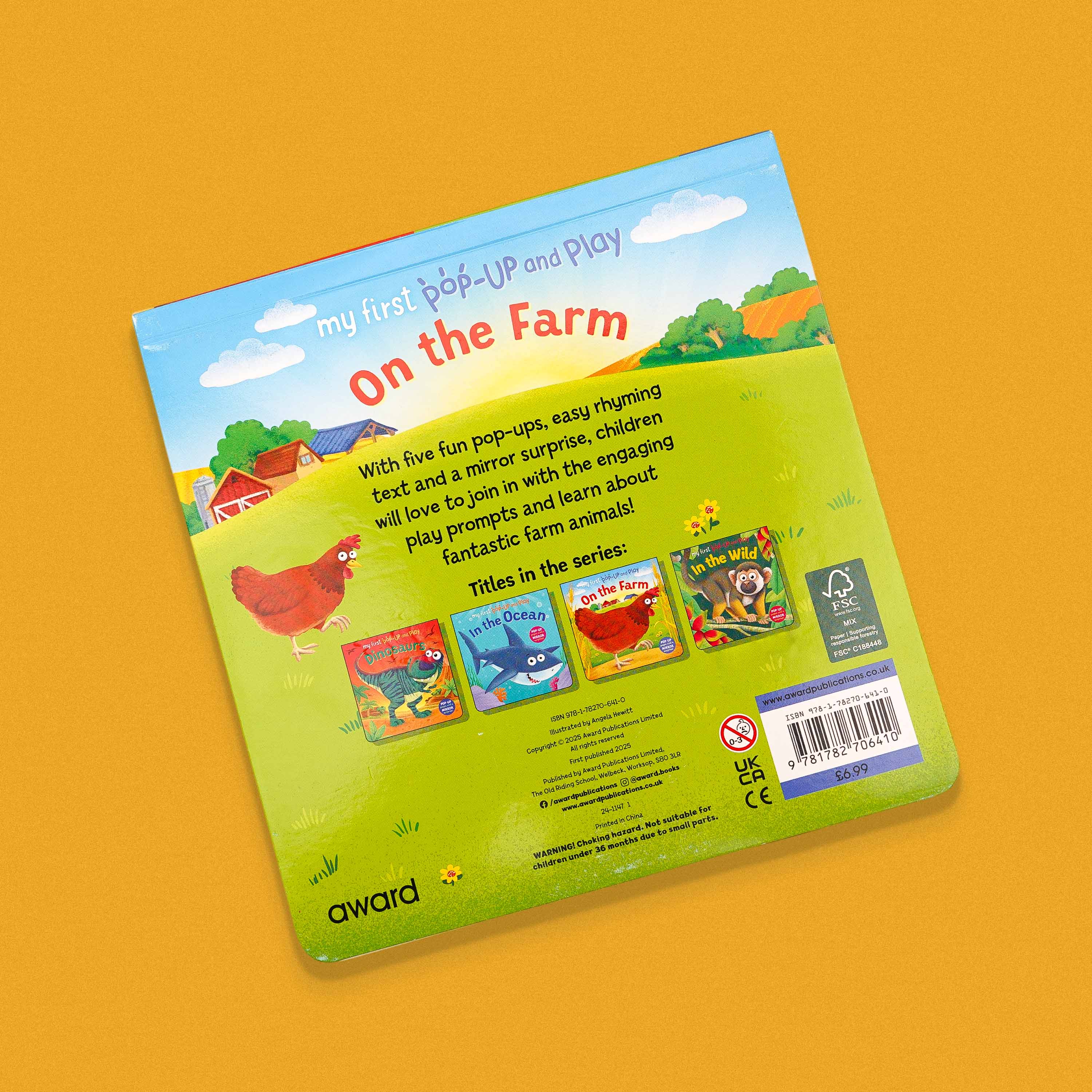 My First Pop-Up and Play: On the Farm Book