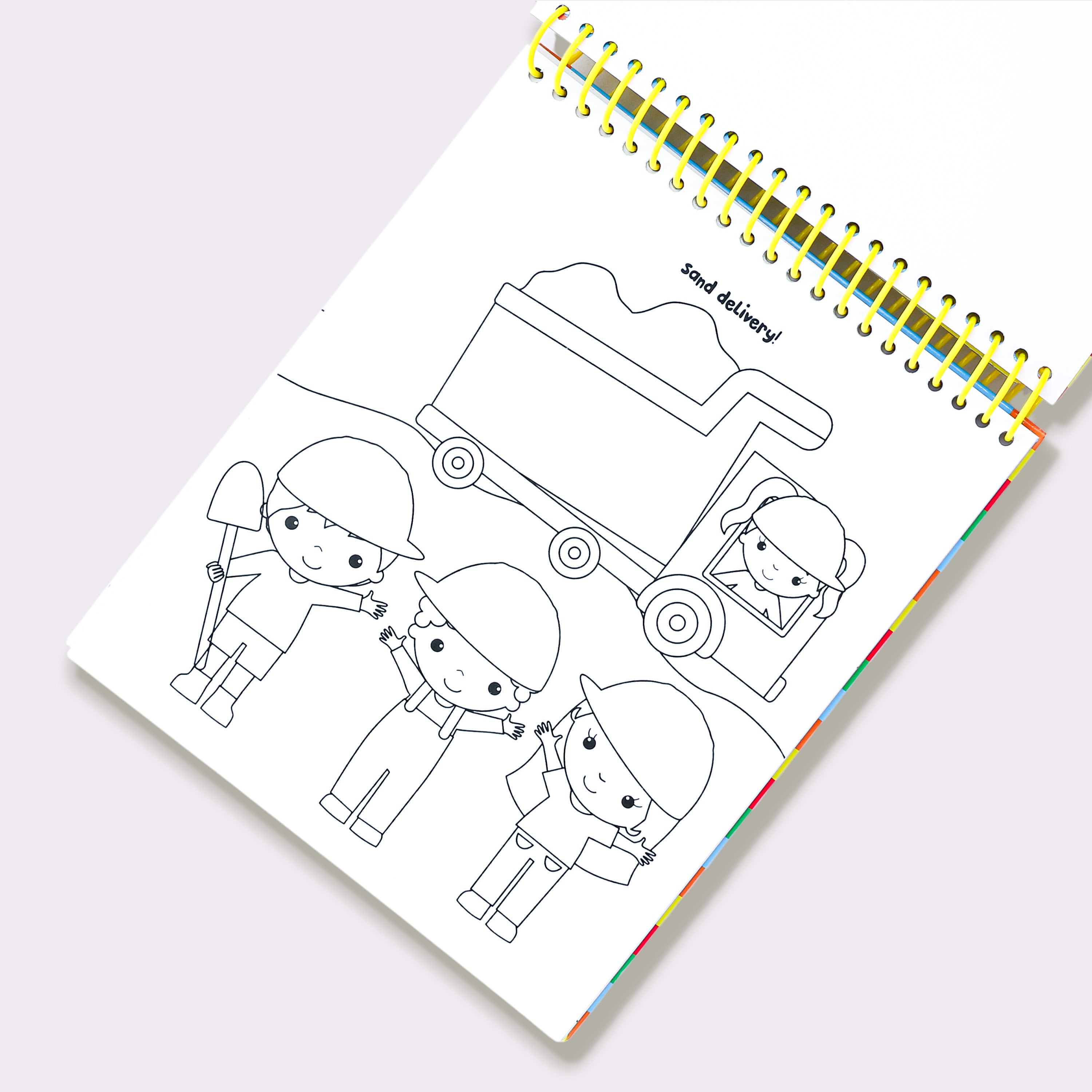 Magic Painting Diggers and Dumpers Book