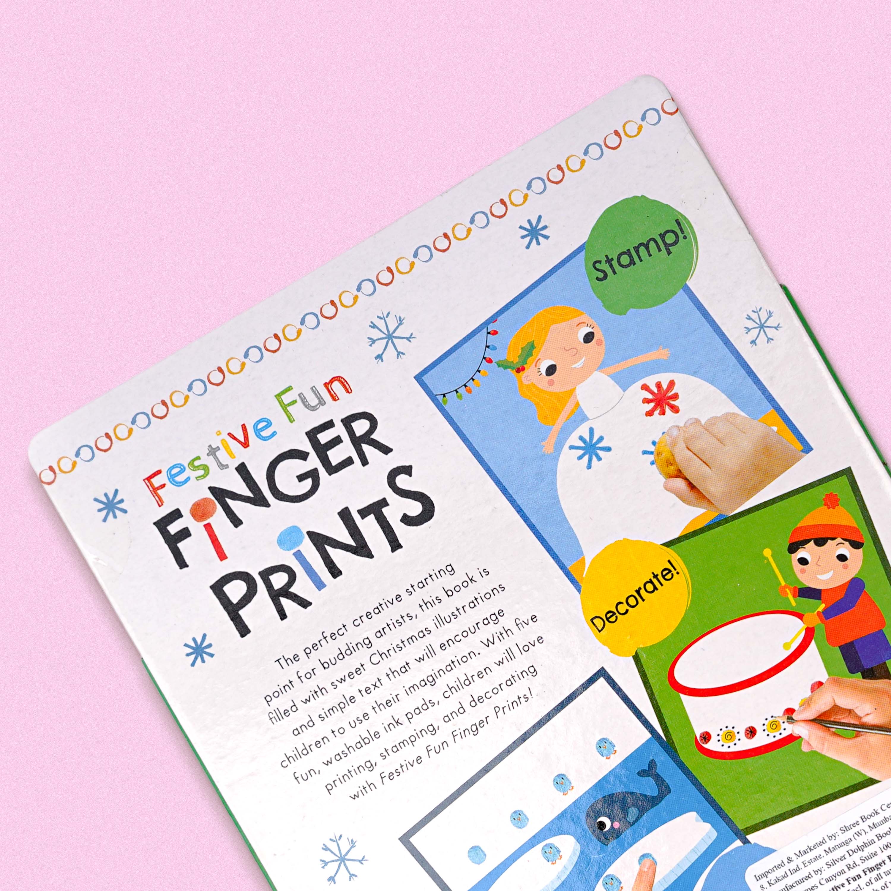Festive Fun Finger Prints Book