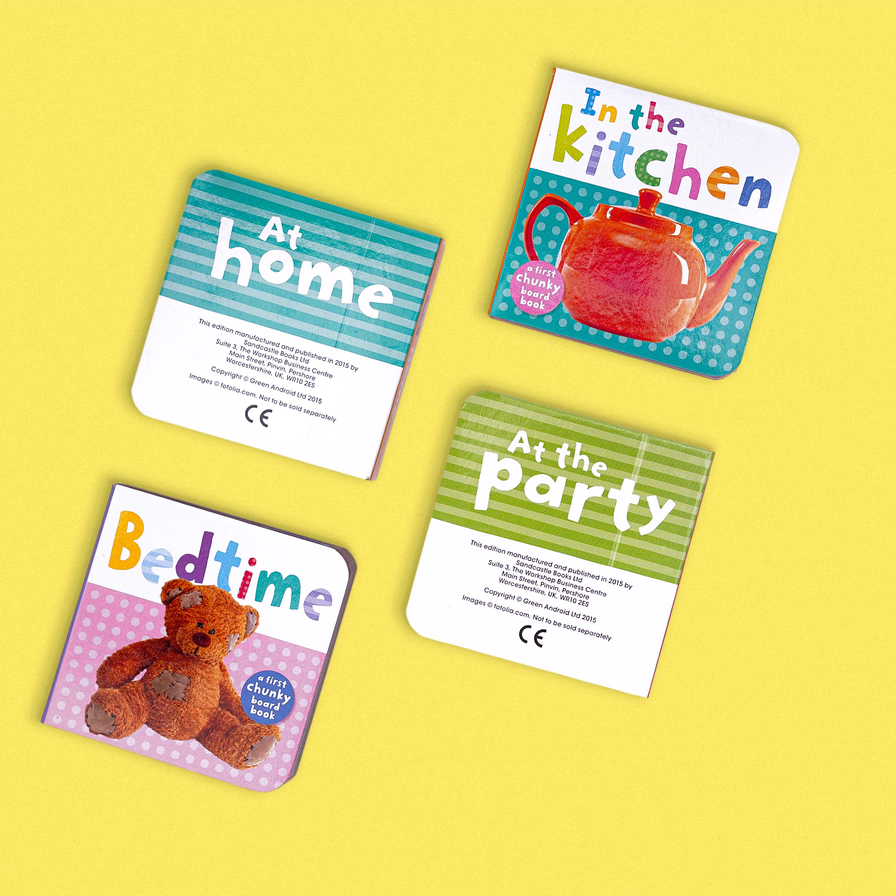 First Words - 10 Chunky Books Set for Toddlers | Early Learning Board Books