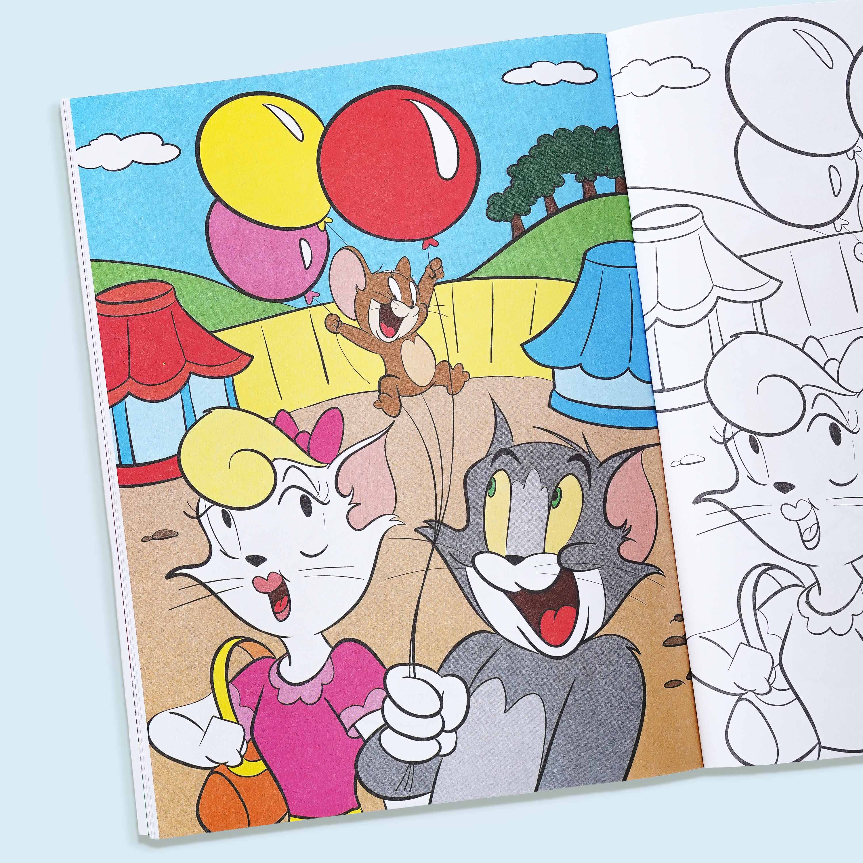 Tom and Jerry Copy Colour Book