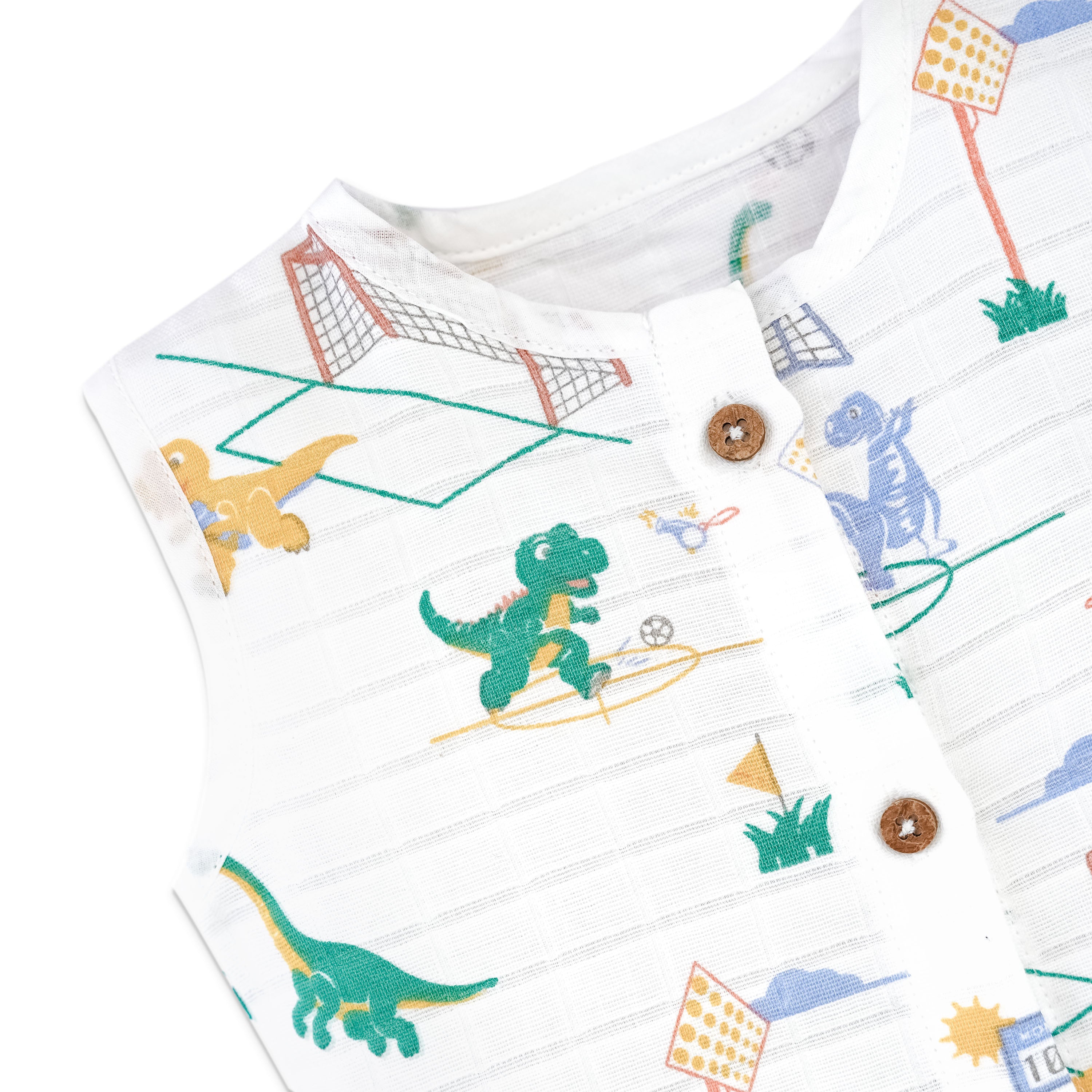 Muslin Cotton Sleeveless Top & Shorts for Babies & Toddlers Pack of 3 (Newborn–5 Years) - Happy Days Combo