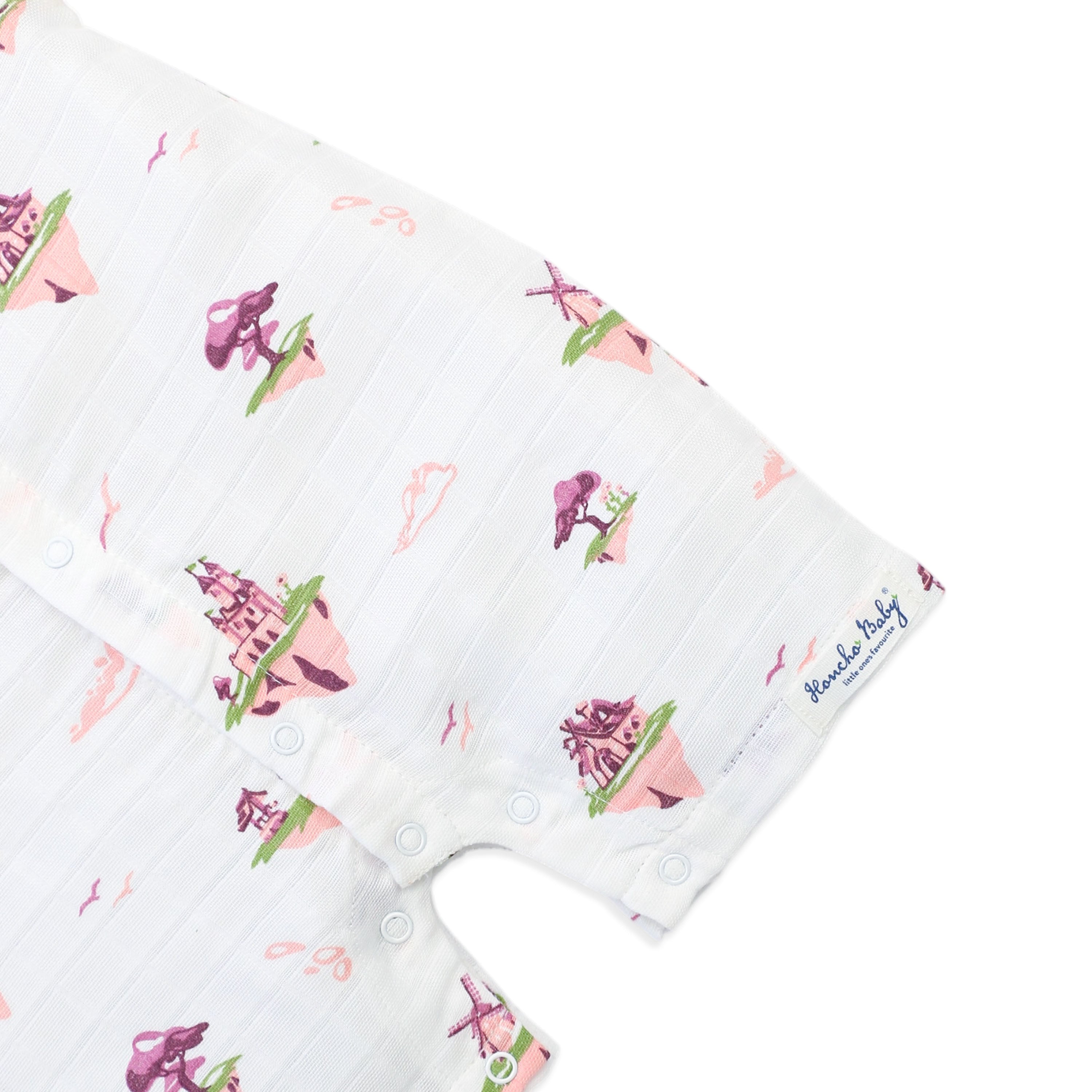 Muslin Baby Romper for 0-18 Months -  Floating Magic Tales
