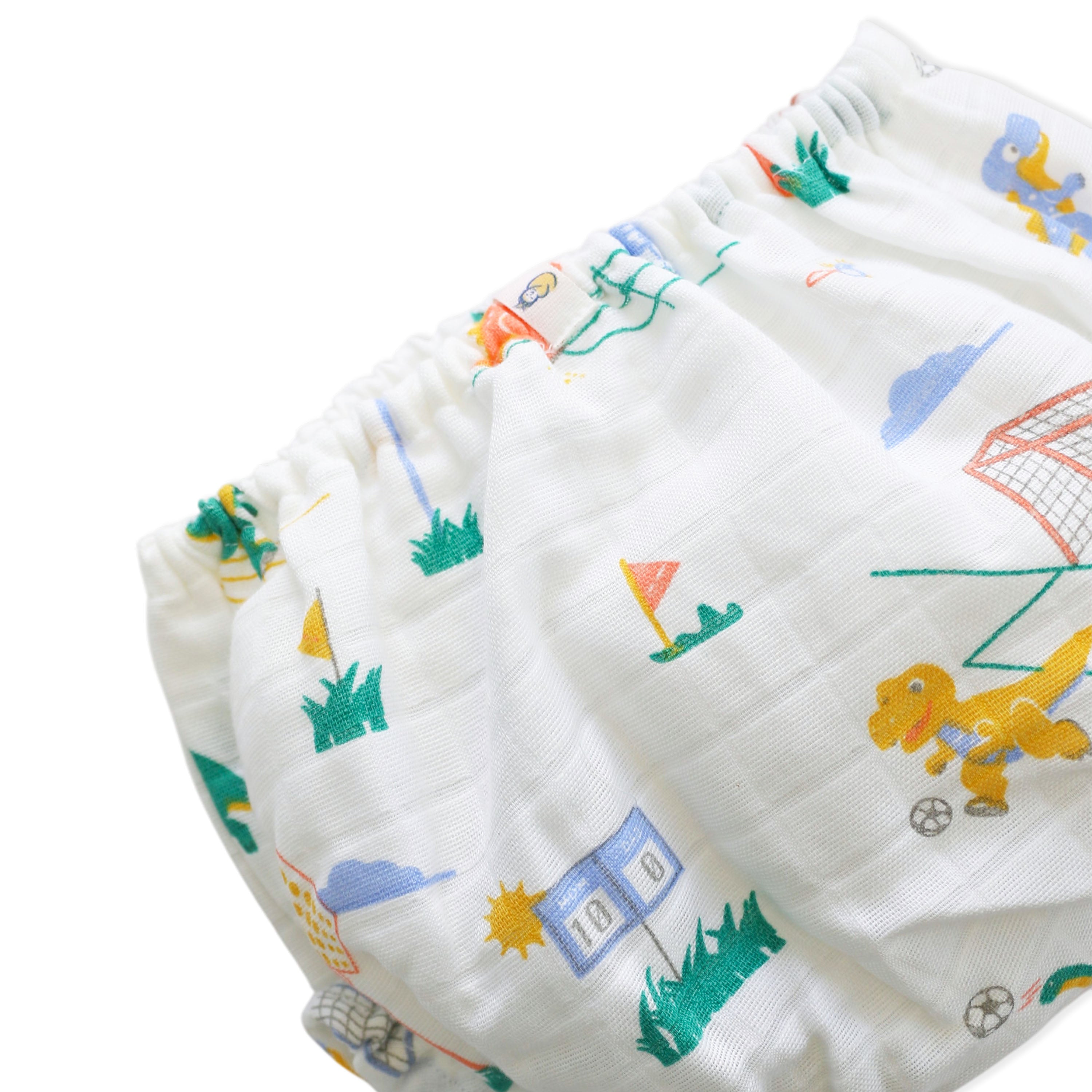Muslin Cotton Girls Bloomers  - Happy Days Combo