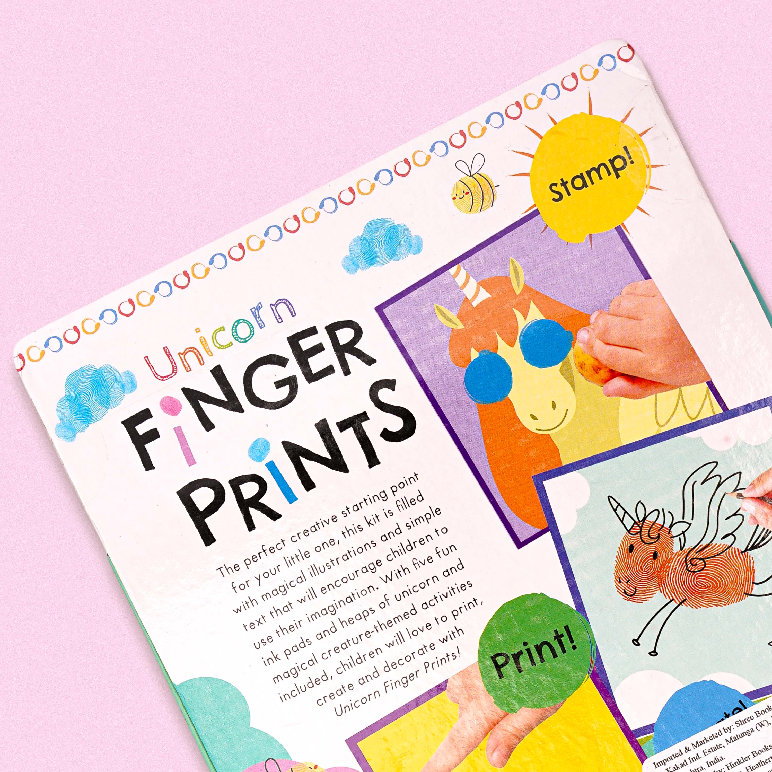 Unicorn Finger Prints Book
