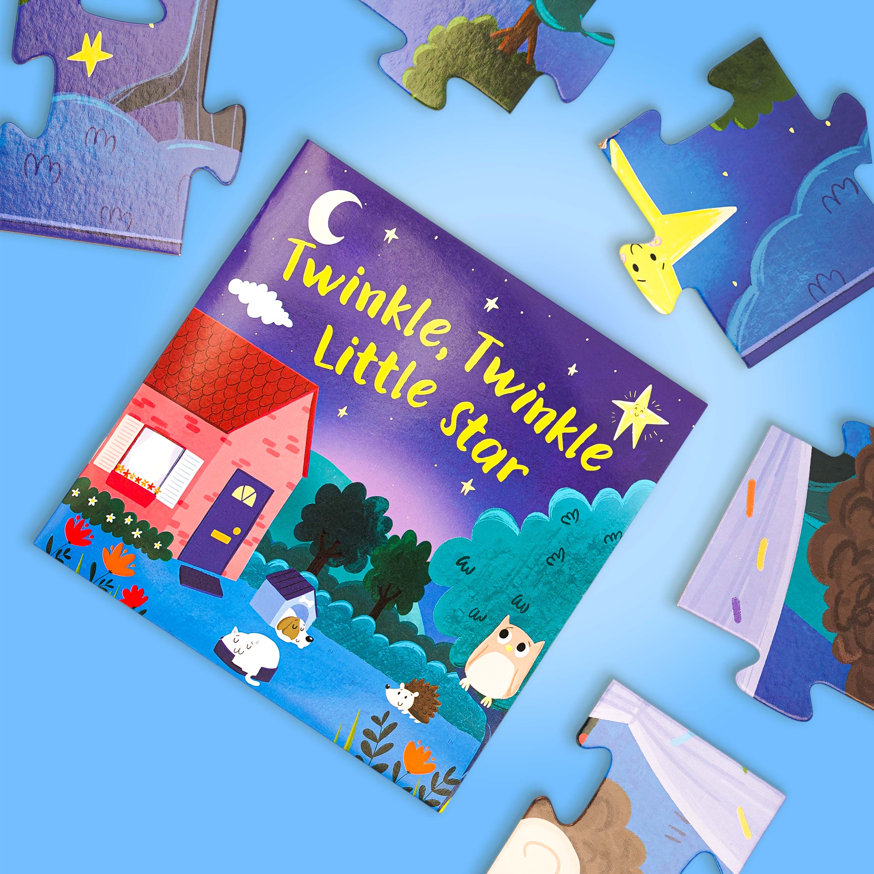 Musical Floor Puzzle with Sing-Alone Book (Yellow)