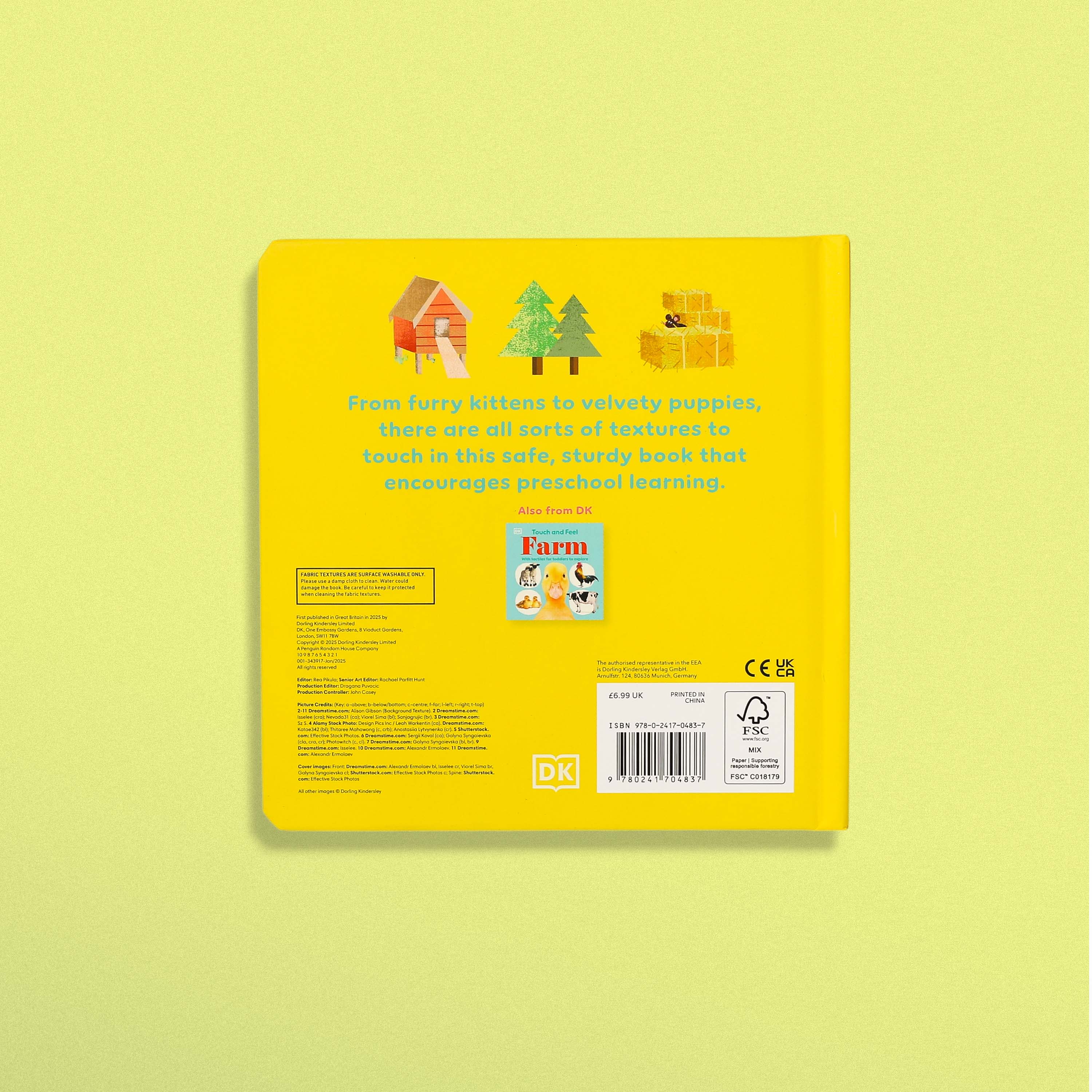 Touch and Feel Baby Animals – Interactive Sensory Board Book for Toddlers