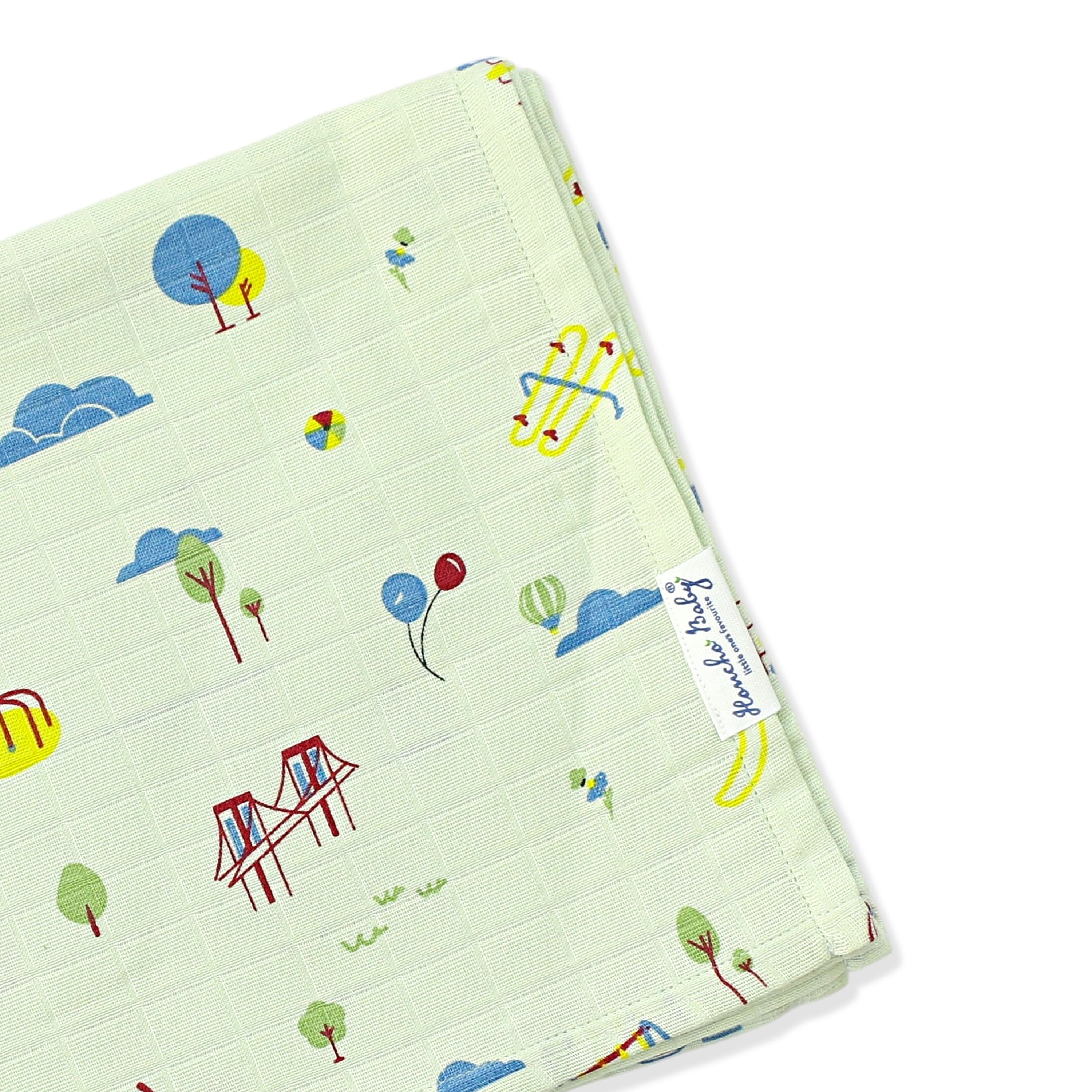 Muslin 100% Cotton Baby Towel 1 pack - Park Play Days