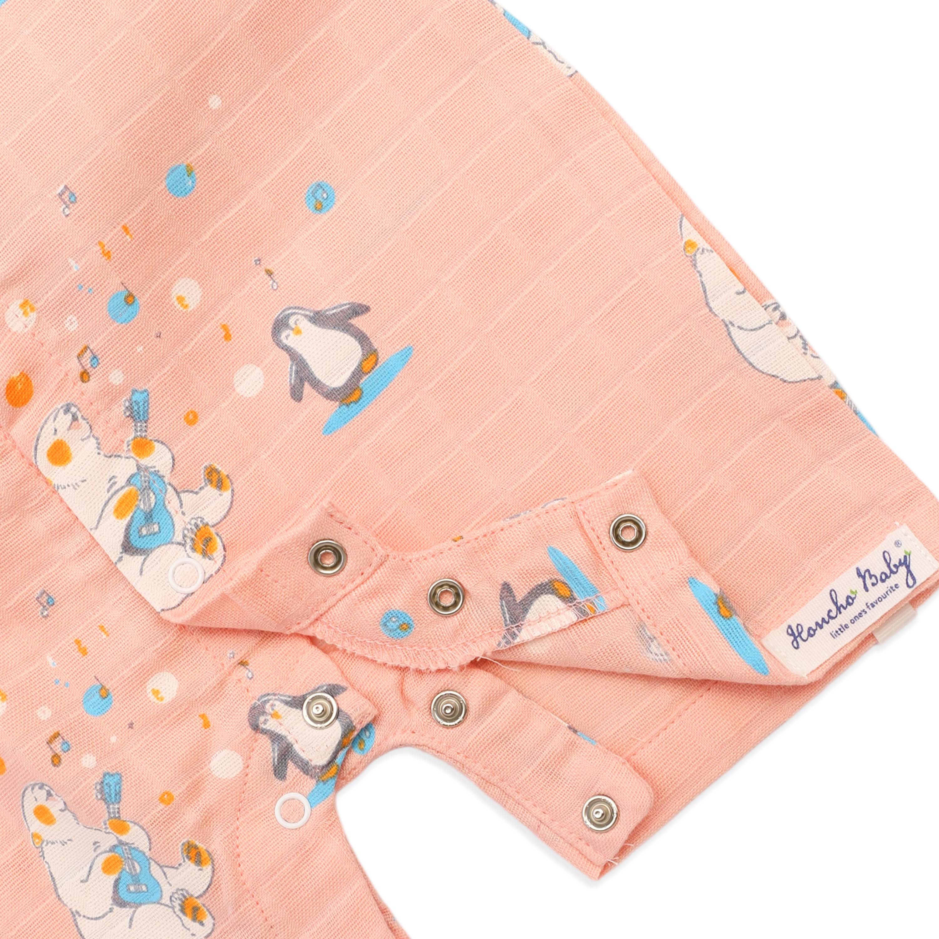 Muslin Baby Romper for 0-18 Months - Cub's First Concert
