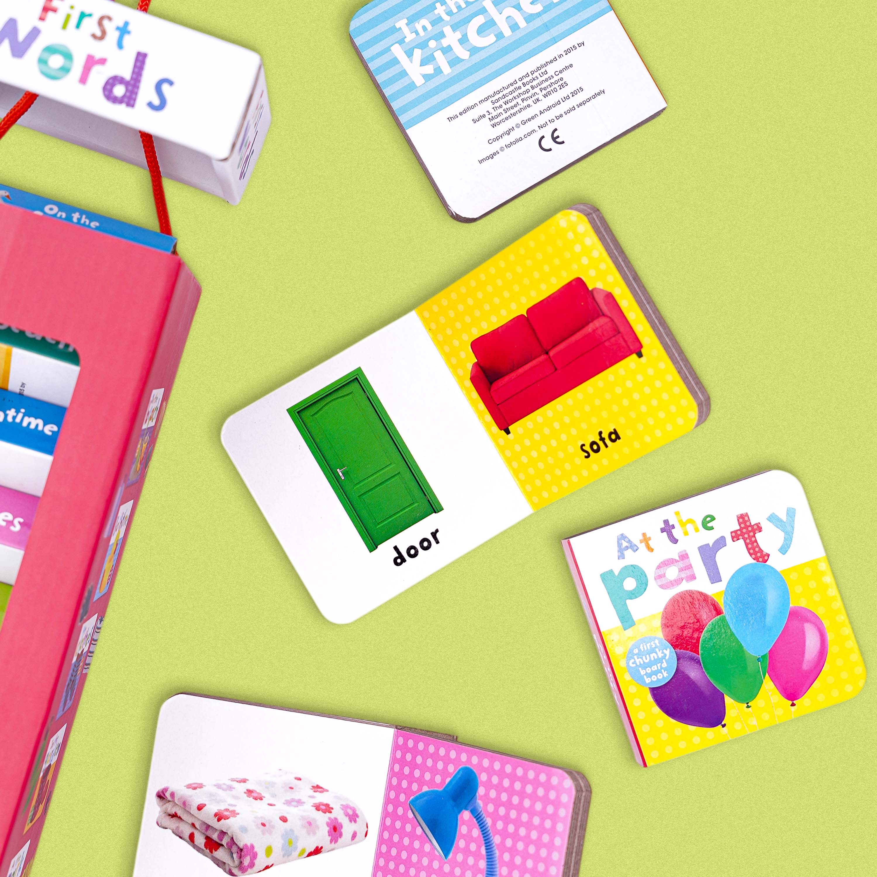 First Words - 10 Chunky Books Set for Toddlers | Early Learning Board Books