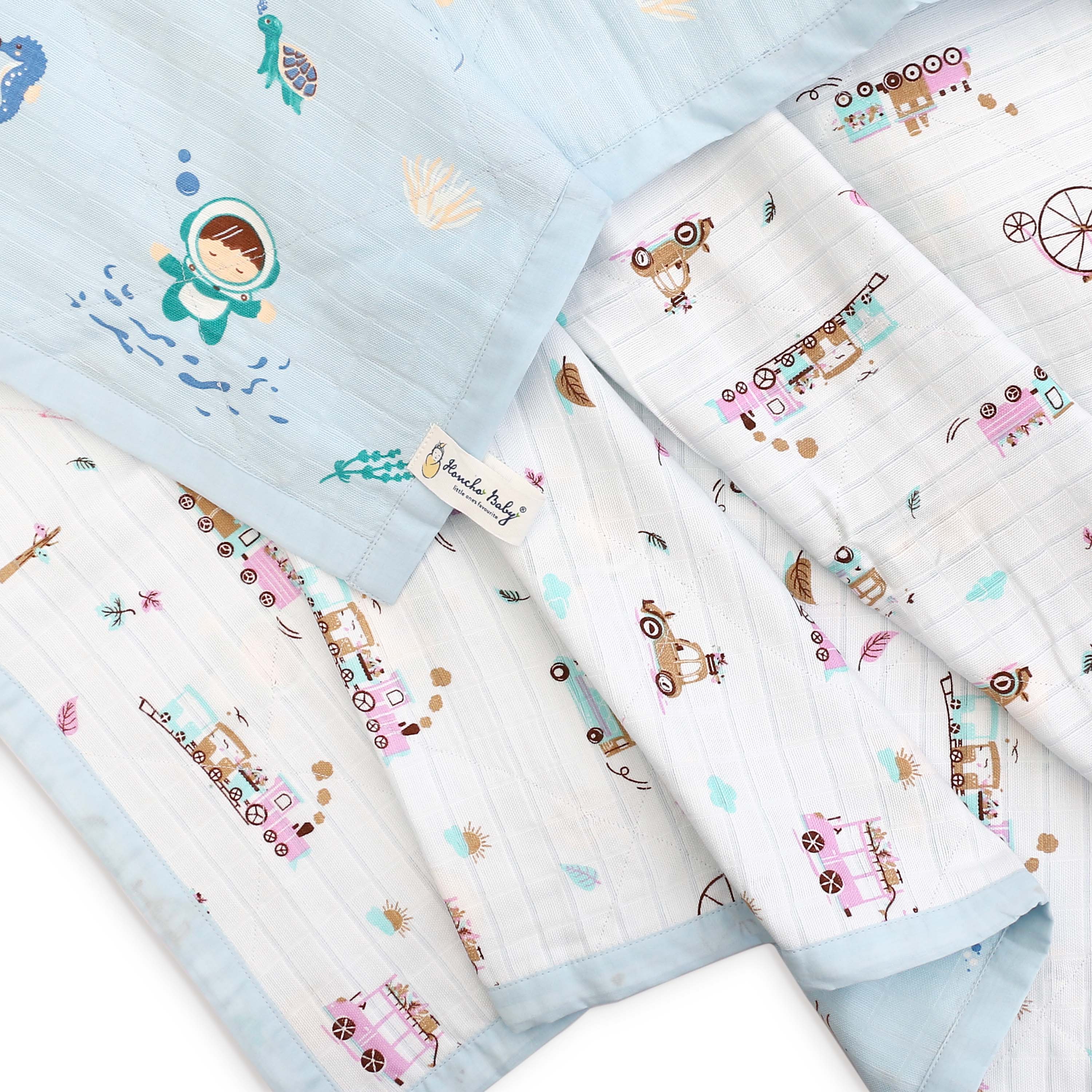 Tiny Wheels & Wonders & Mini Scuba Squad - Reversible Blanket/Quilt