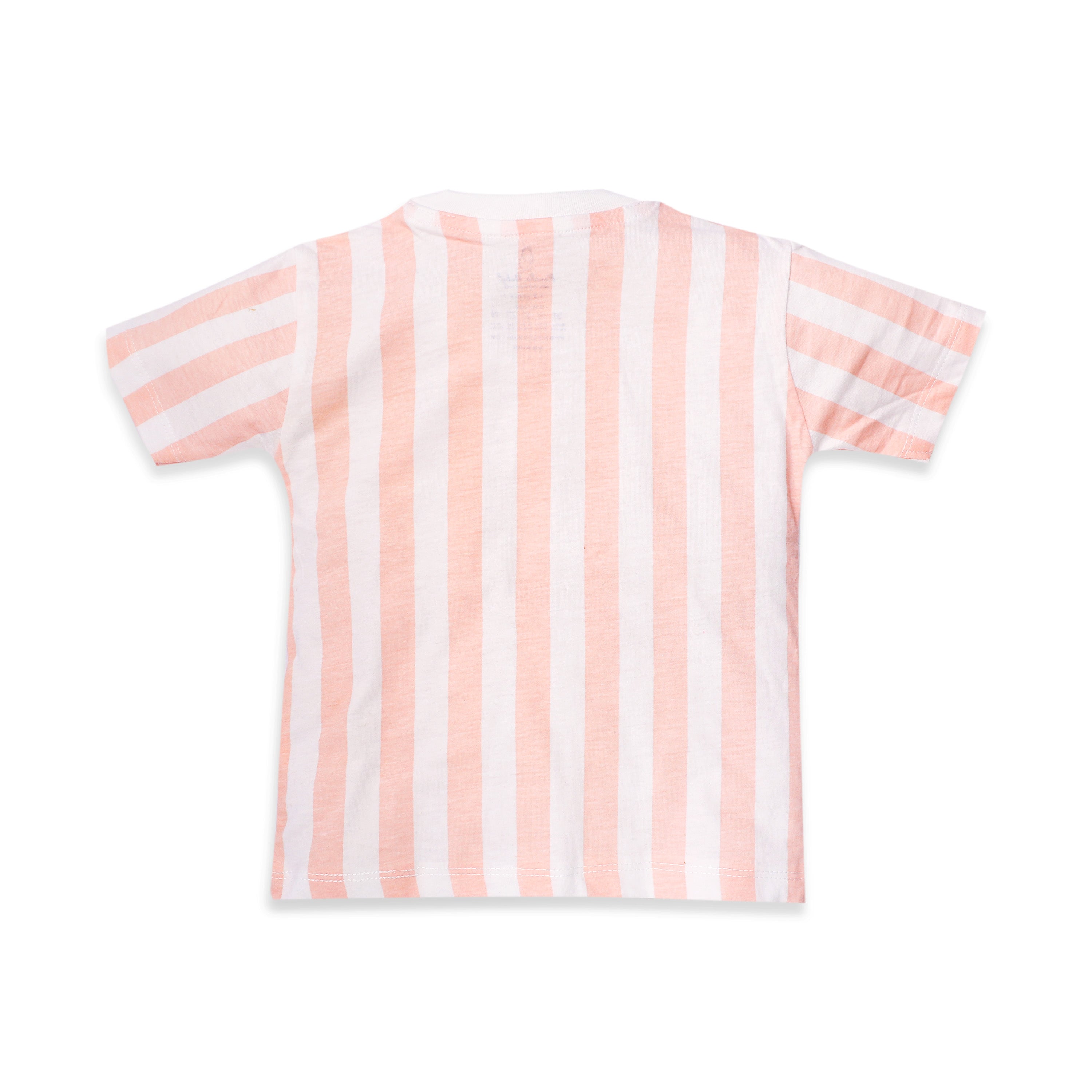 Striped Cotton T-Shirt & Shorts Set for Kids (1–4 Years) – Soft Summer Co-ord Outfit