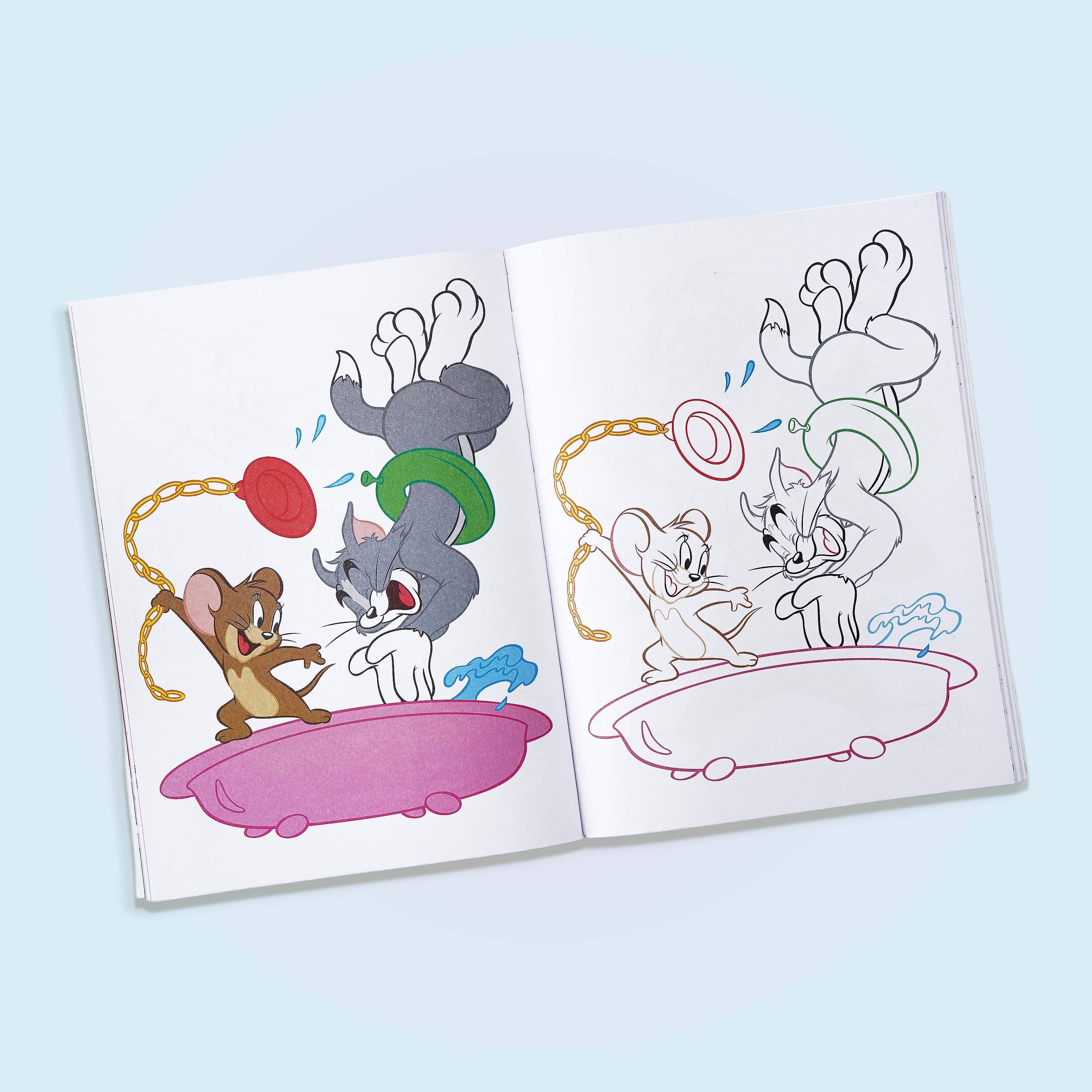 Tom and Jerry Copy Colour Book