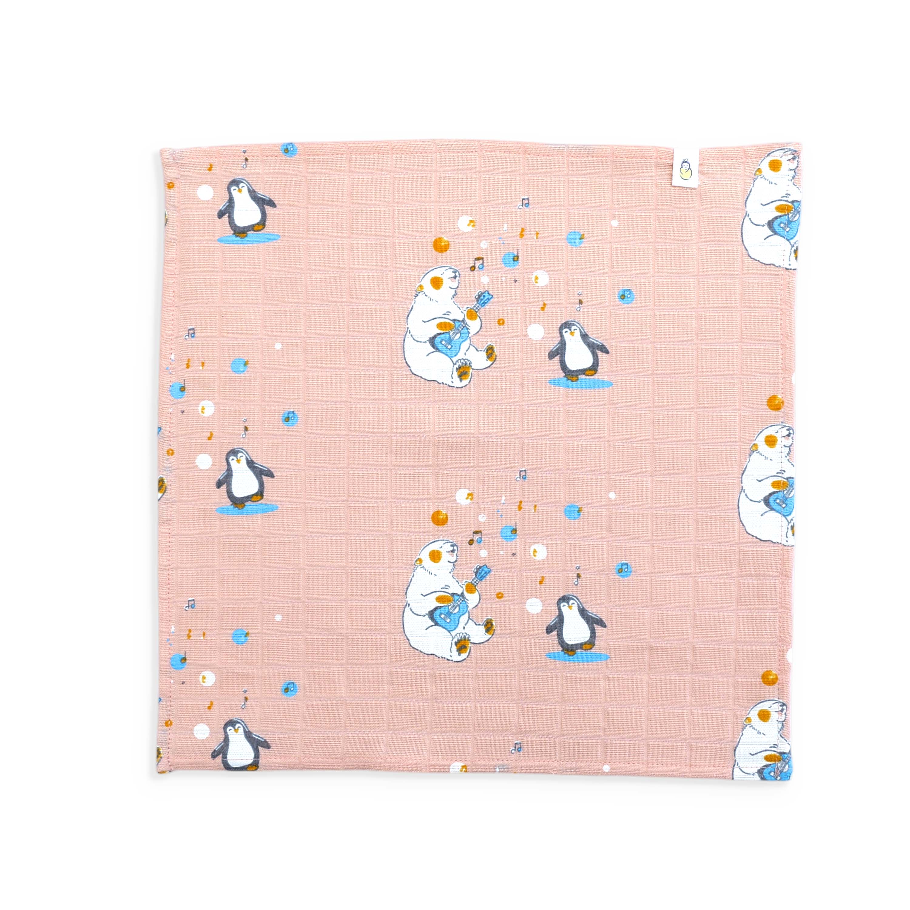 Muslin Wash cloth / Hand kerchief - 2 pack (Cub's First Concert & Floating Magic Tales)