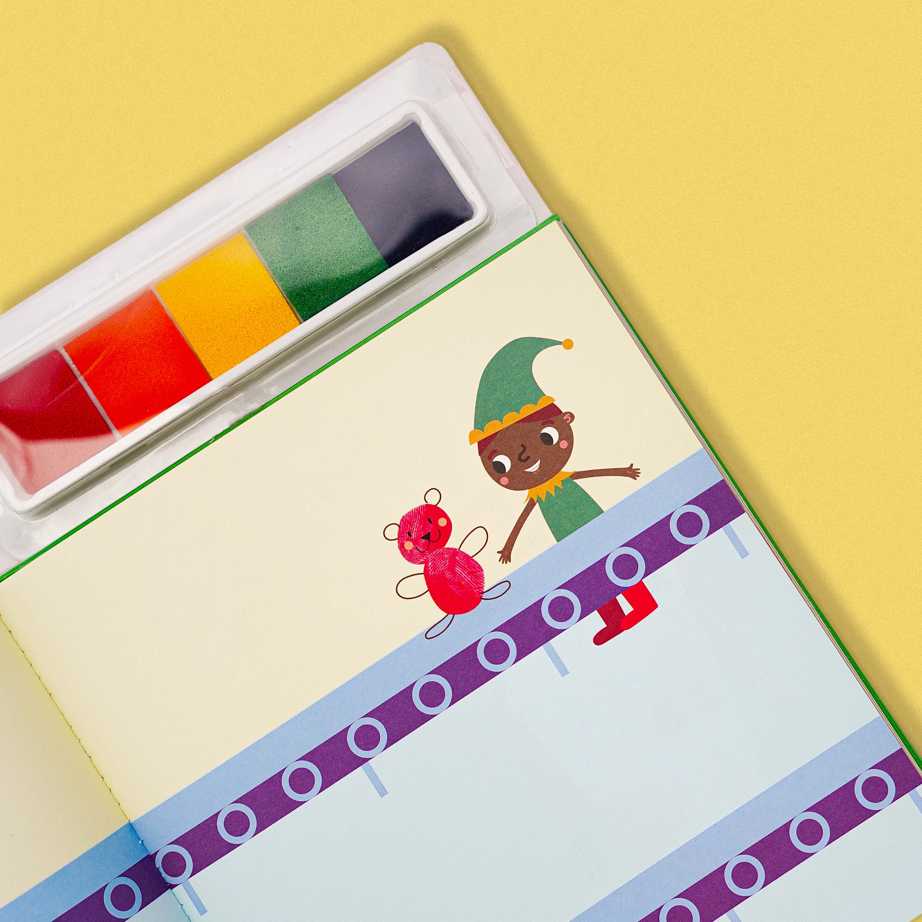 Festive Fun Finger Prints Book