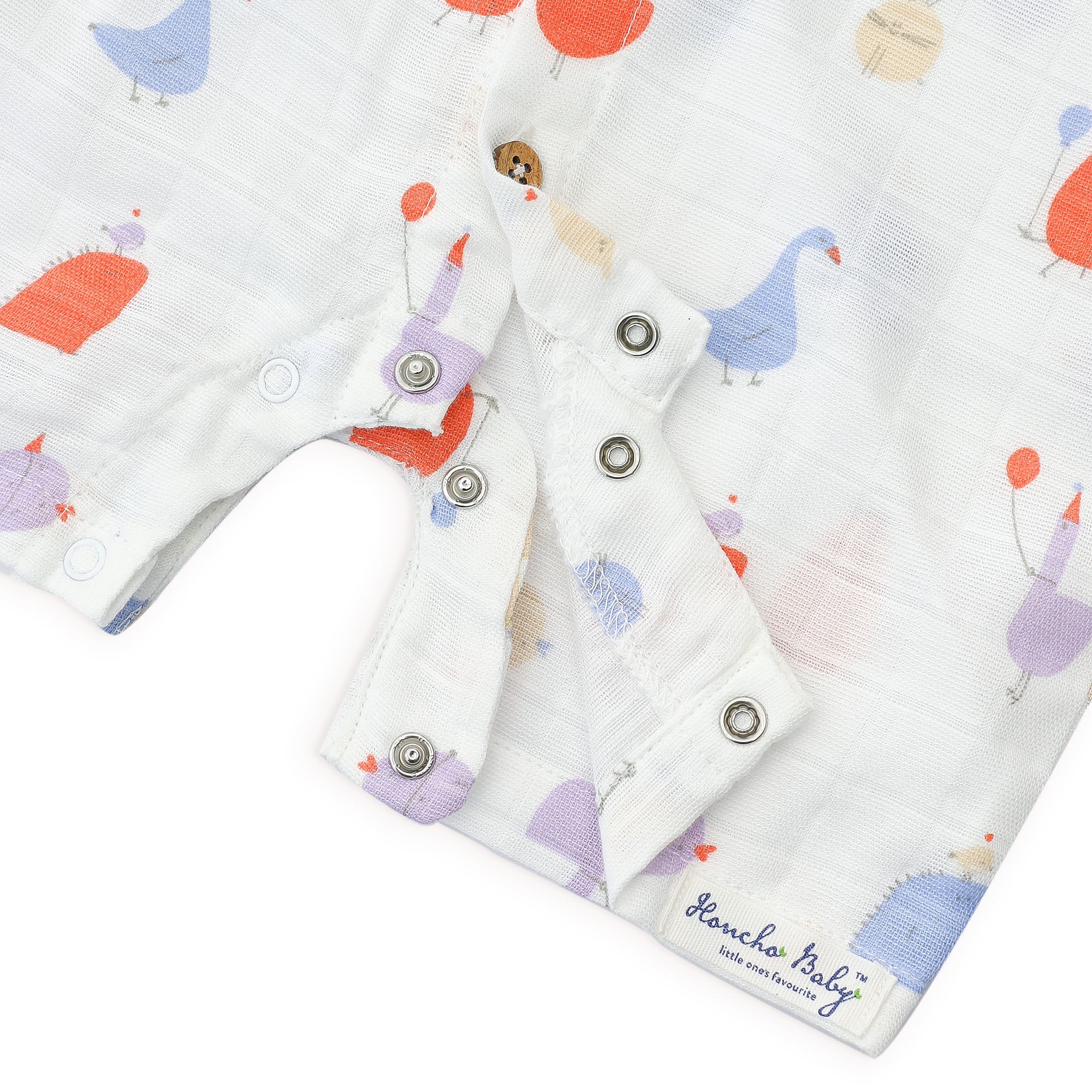 Muslin Baby Romper - Magic Doodles for 0 months to 24 Months
