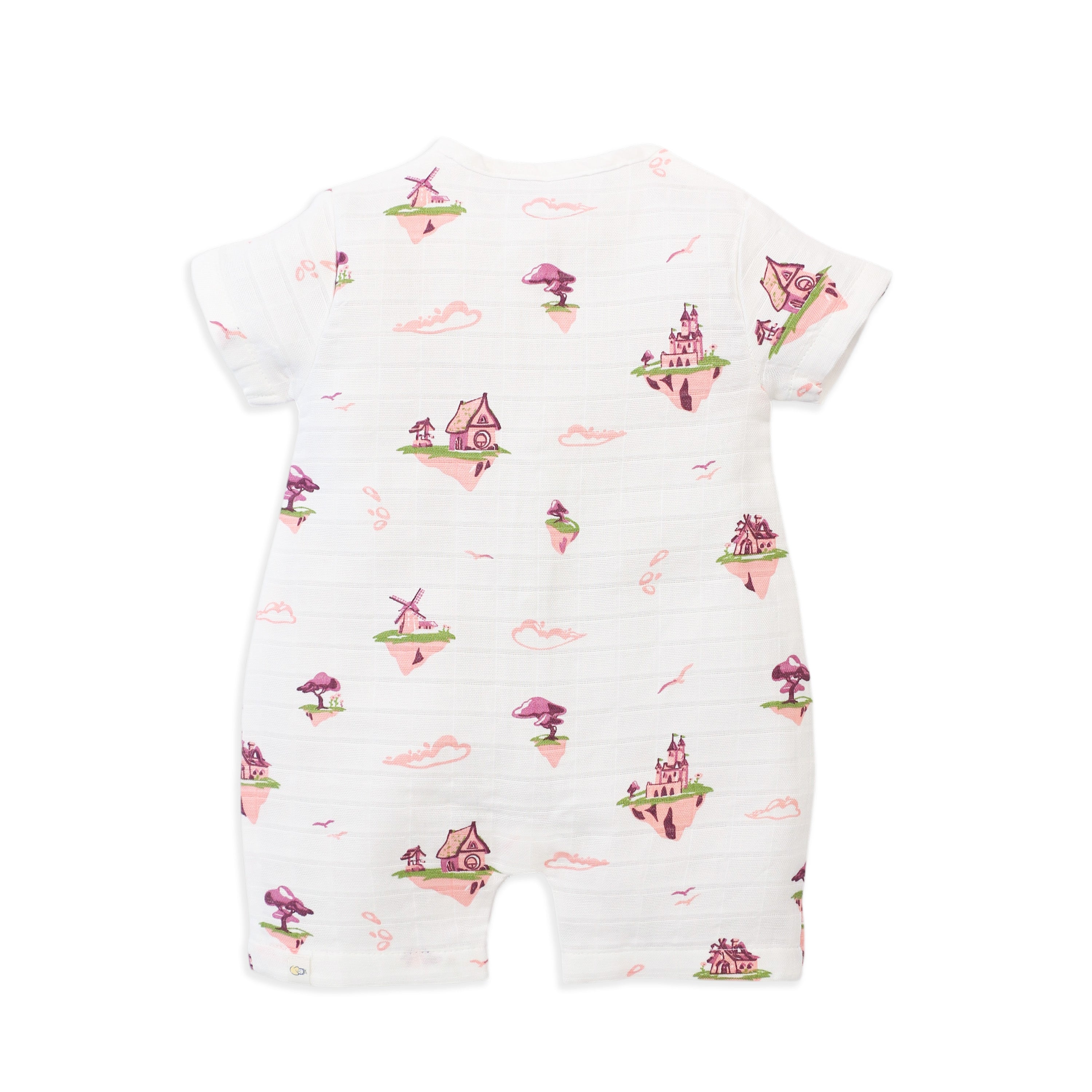 Muslin Baby Romper for 0-18 Months -  Floating Magic Tales