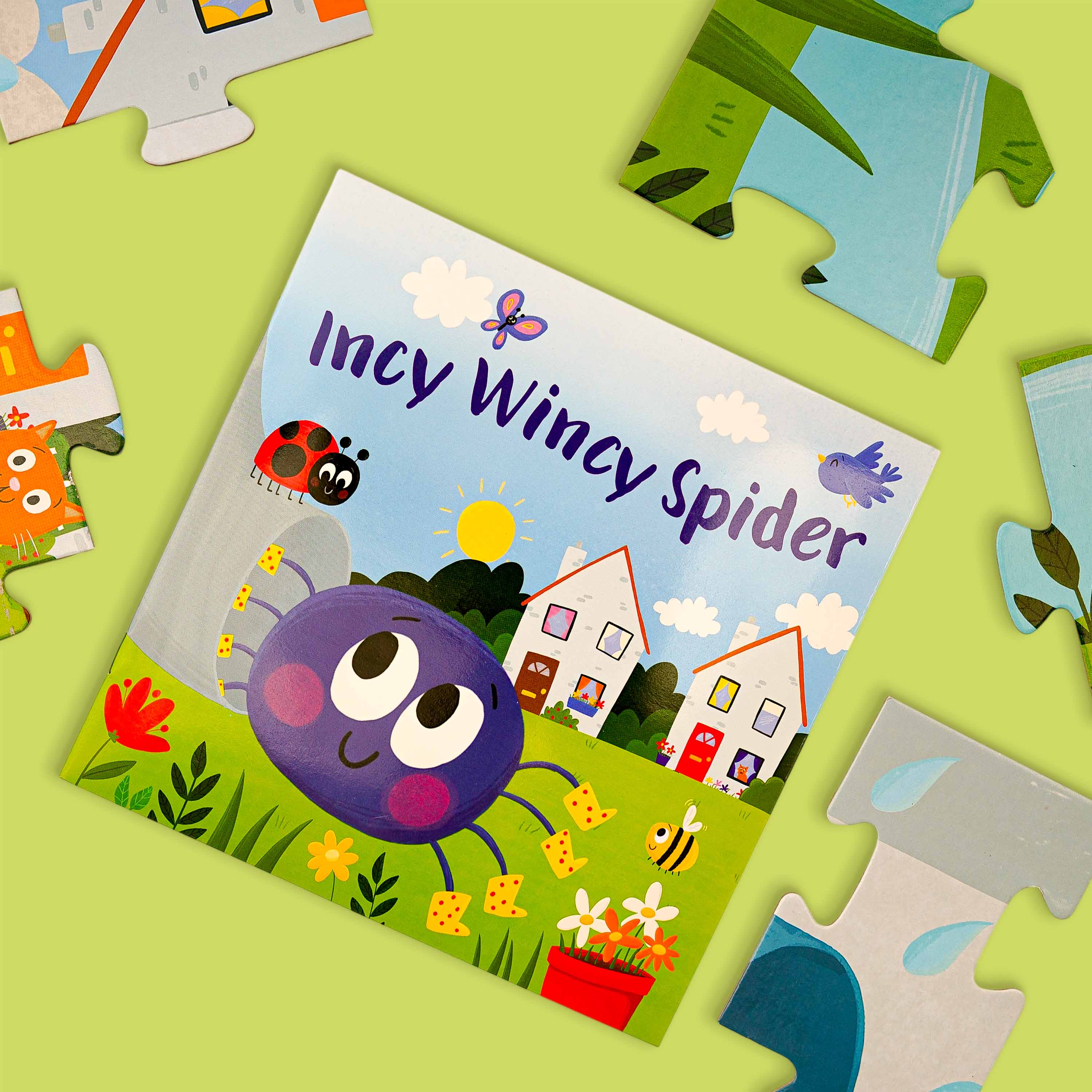 Musical Floor Puzzle with Sing-Alone Book (Purple)