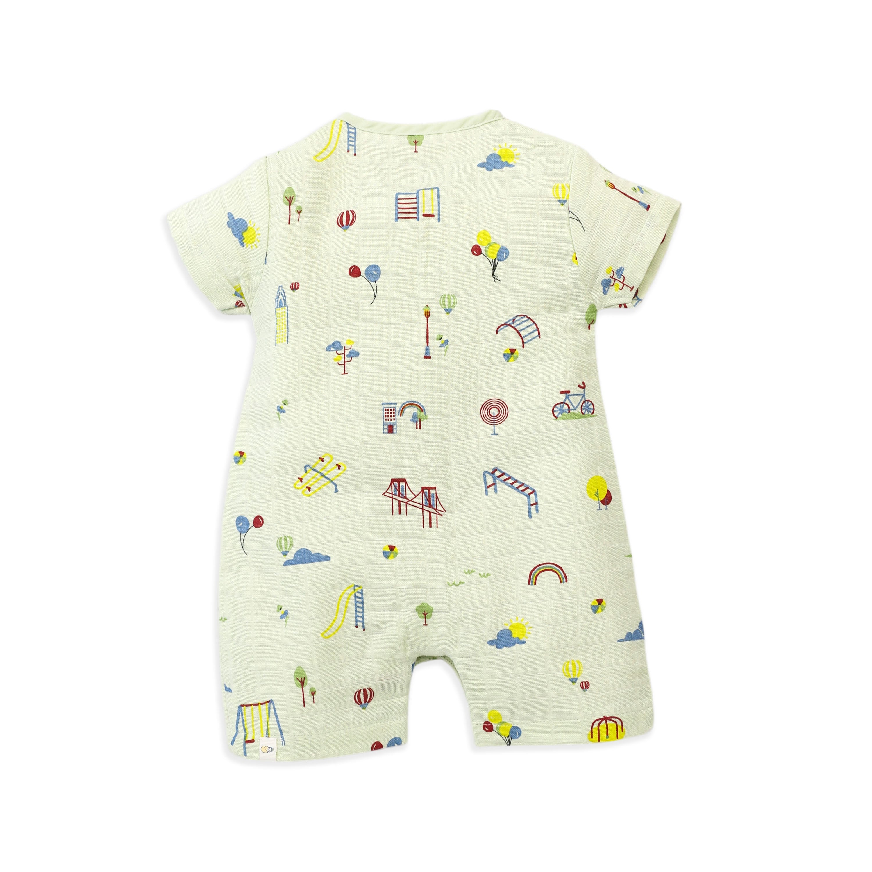 Muslin Baby Romper for 0-18 Months - Park Play Days