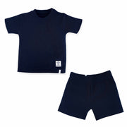 Waffle Cotton T-Shirt & Shorts Set for Kids (1–4 Years)