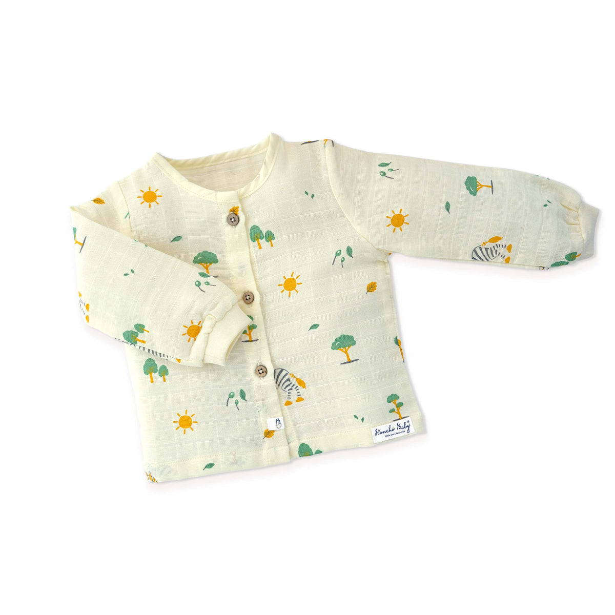 Muslin Cotton Full Sleeve Top & Pant Set for Baby & Toddler Pack of 3 (0–5 Years) - Tiny Wanderers Combo
