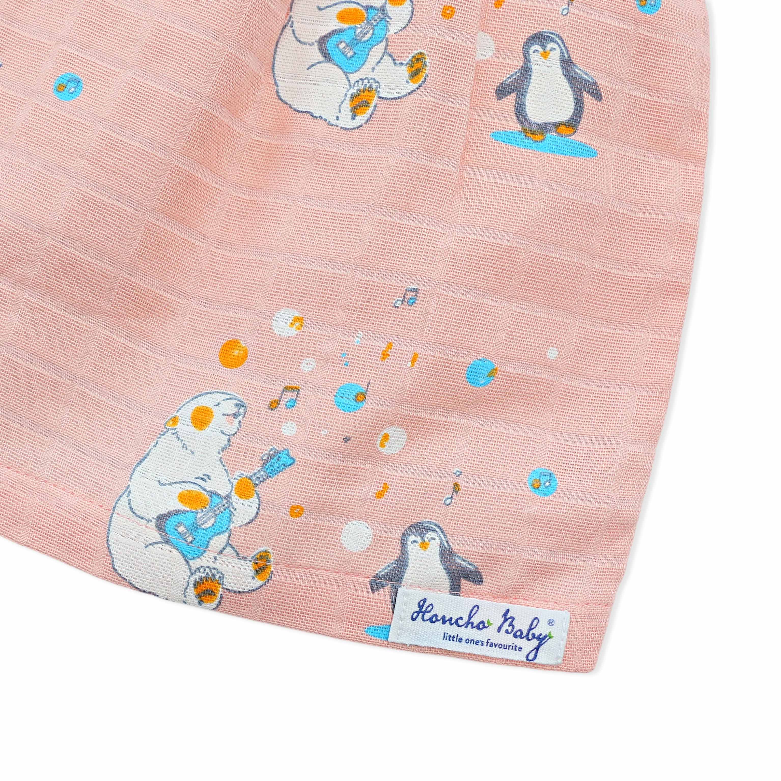 Frill Sleeve Muslin Cotton Girls Frock Pack of 3 (0 months to 5 years) - Happy Days Combo