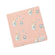 Cub's First Concert - Baby Muslin Swaddle Blanket | 100% Premium Cotton | 110x110 cm