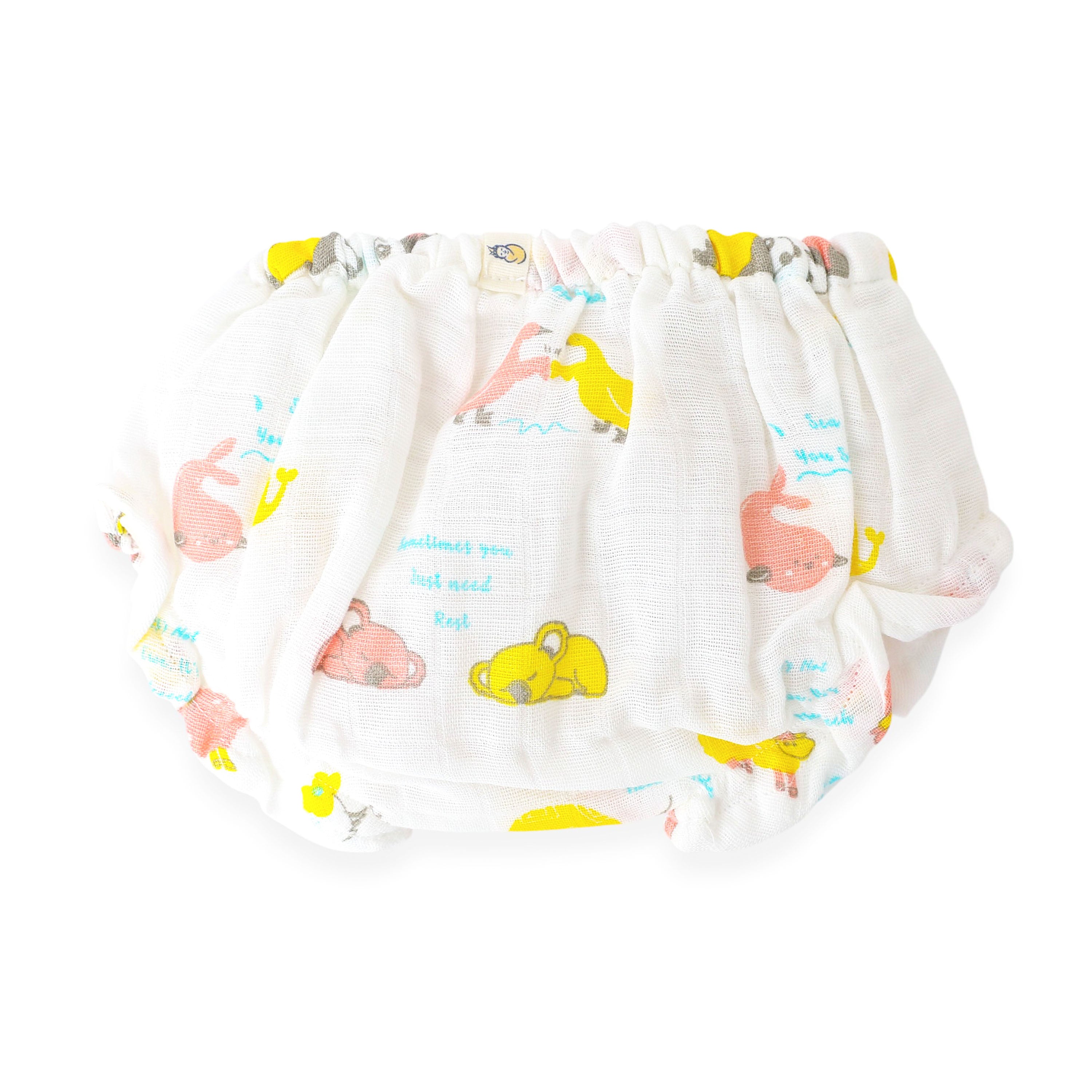 Muslin Cotton Girls Bloomers ( 0 m to 4 years ) Zoo Babbles